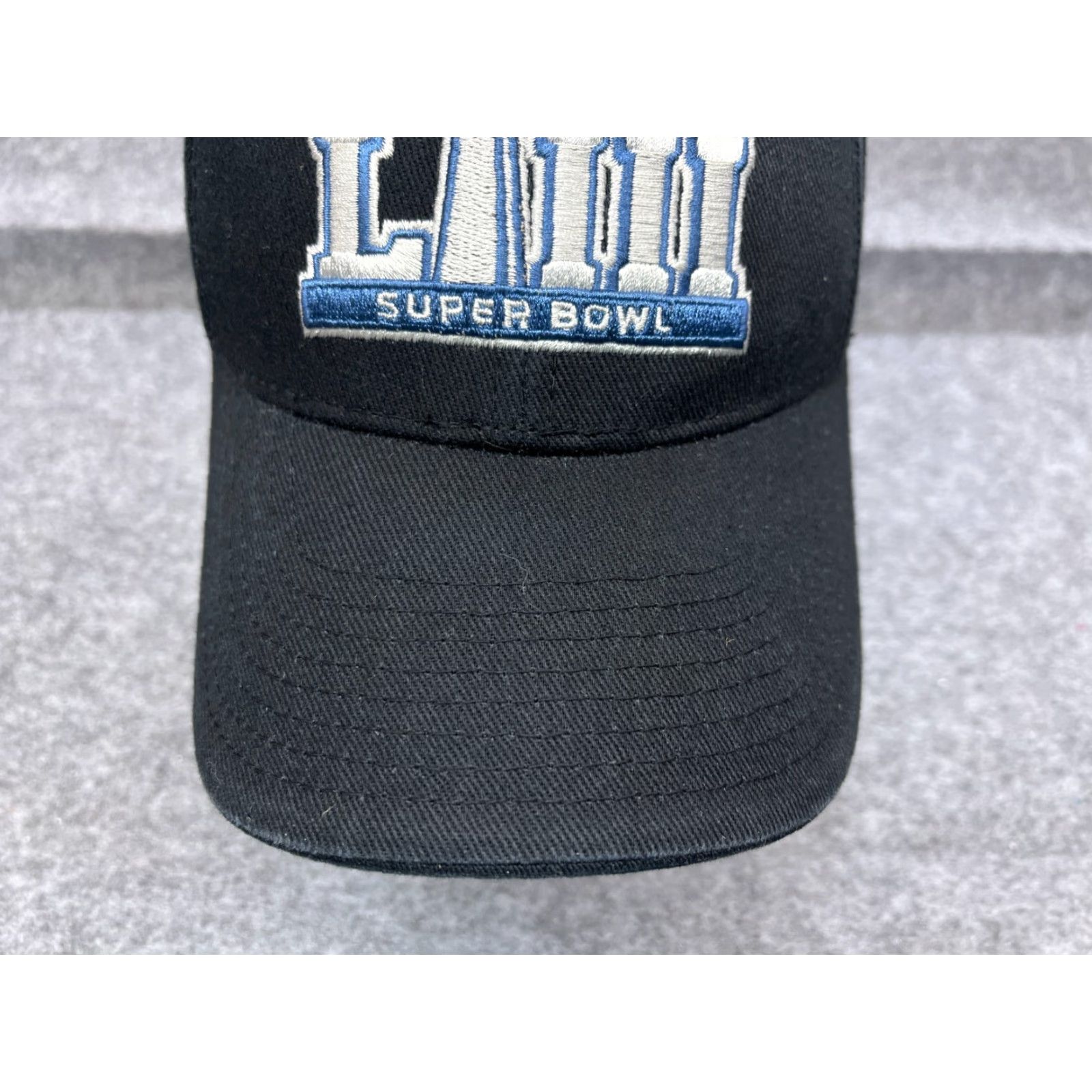 NFL '47 Super Bowl LIII Hat Cap Strap Back Adult One Size Black NFL 100% Cotton Size ONE SIZE - 3 Thumbnail
