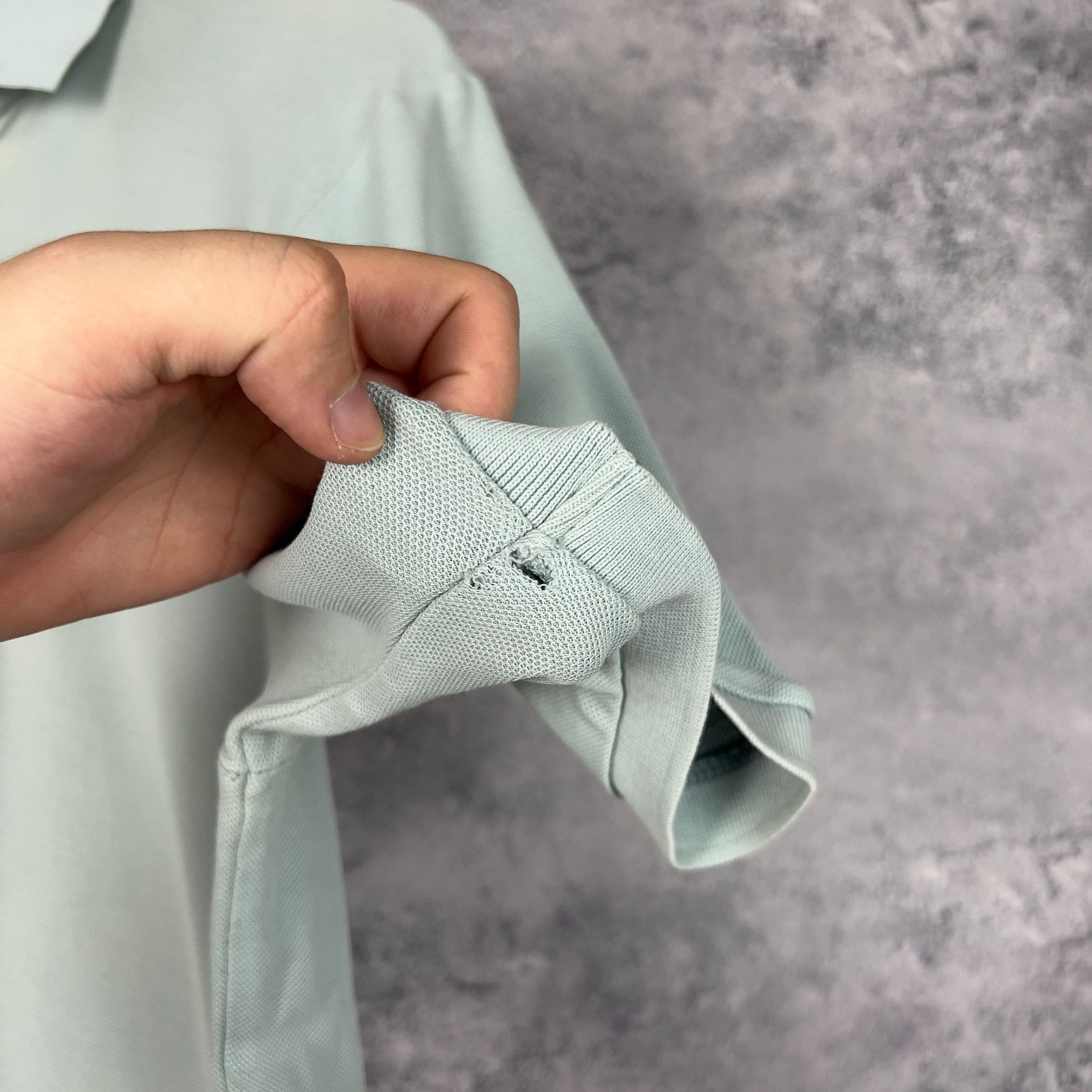 Yves Saint Laurent Yves Saint Laurent Polo Shirt Men's Size M-L Blue Cotton ` Size US L / EU 52-54 / 3 - 19 Thumbnail