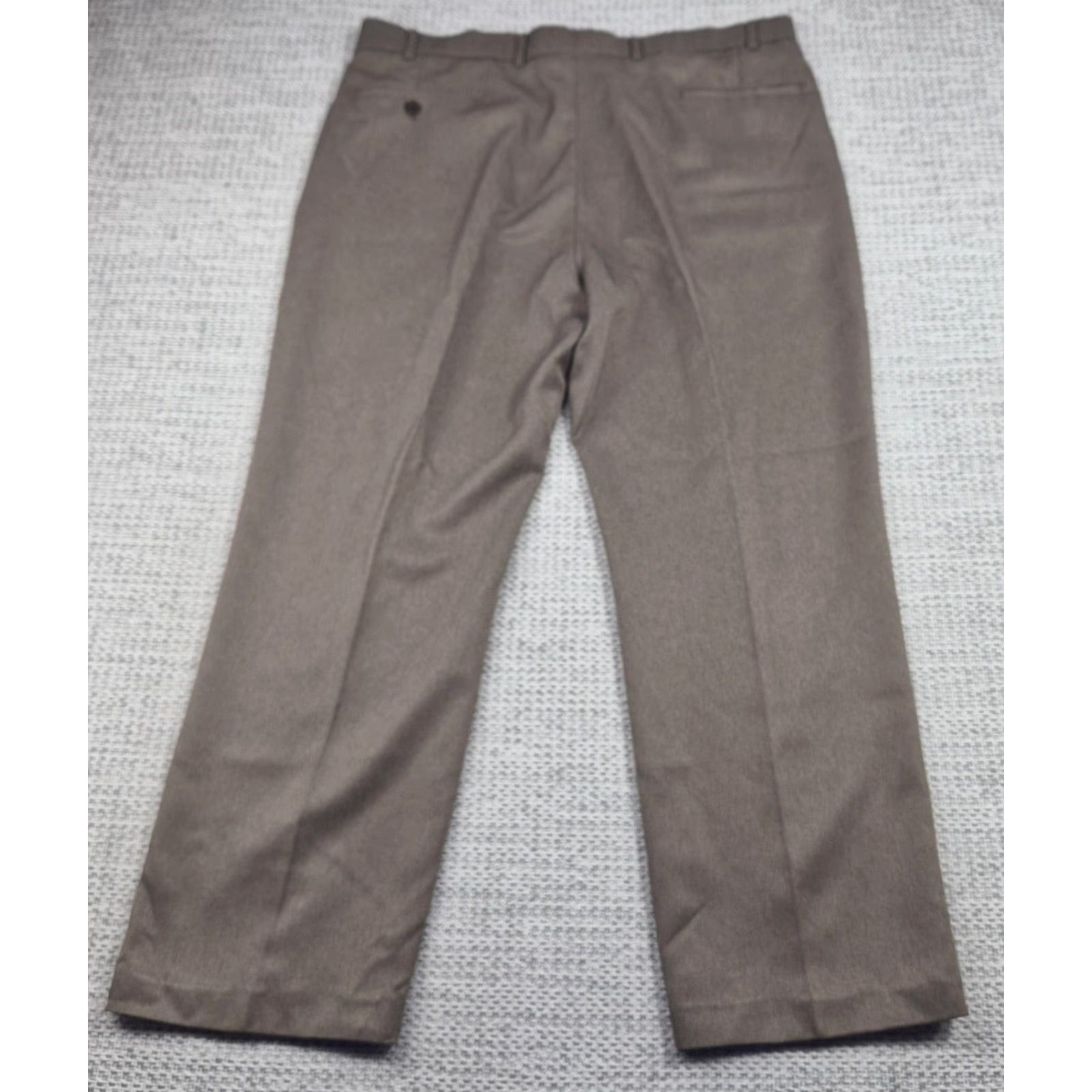Levi's VINTAGE Levi's Action Slacks Pants Mens 38x28 Brown Flat Front Dress Trousers Dress Pants Mens Brown Solid 90s Retro Classics Pants Men Size US 38 / EU 54 - 2 Thumbnail
