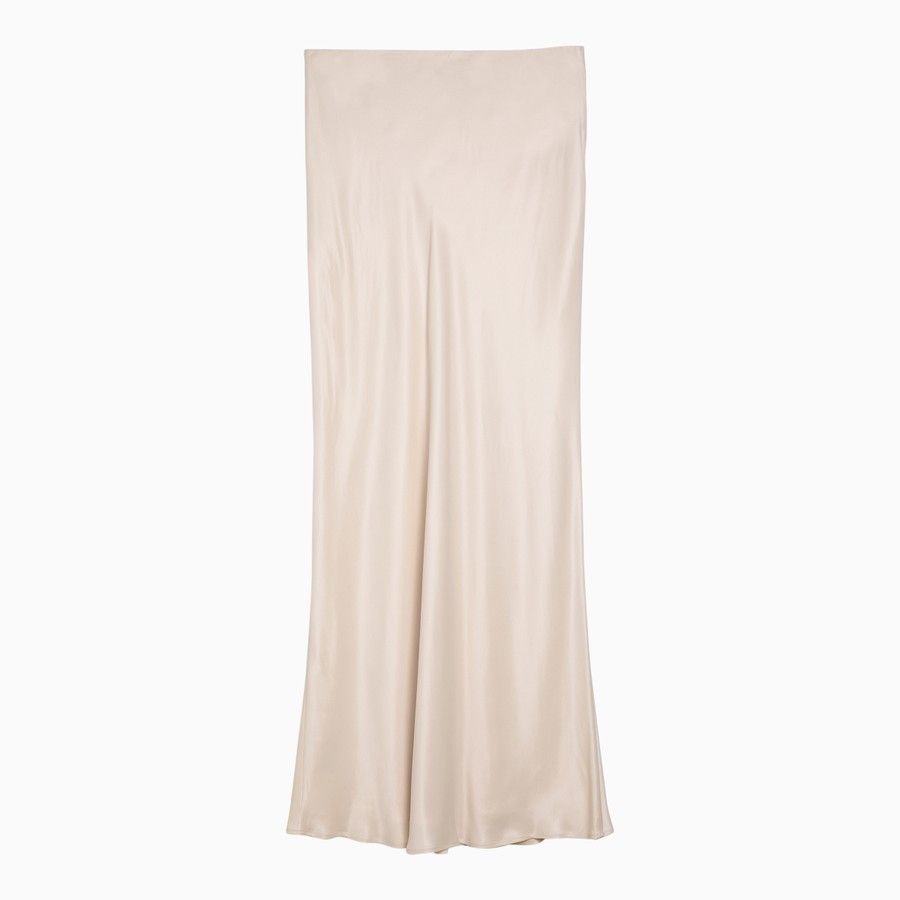 Calvin Klein o1d2blof0824 Viscose Blend Long Skirt in Light Pink Size 27" / US 4 / IT 40 - 2 Thumbnail