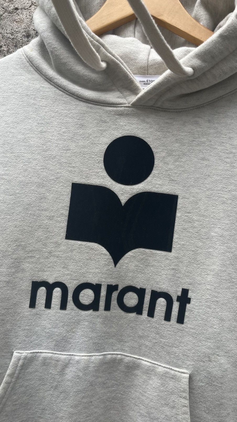 Isabel Marant Etoile Isabel Marant Étoile Grey "Mansel" Logo Hoodie (FW 2018) Size US M / EU 48-50 / 2 - 2 Thumbnail