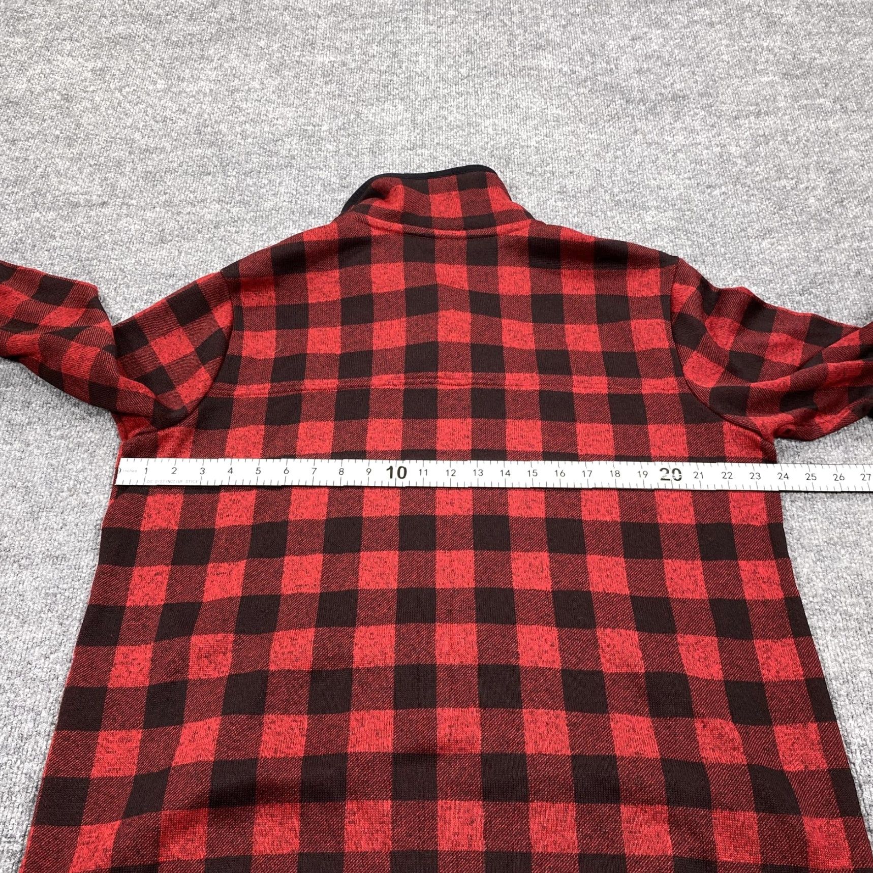 Eddie Bauer Eddie Bauer Sweater Womens 2XL Red Plaid Fleece Pullover Mock Neck Pockets Size XXL / US 16-18 / IT 52-54 - 6 Thumbnail