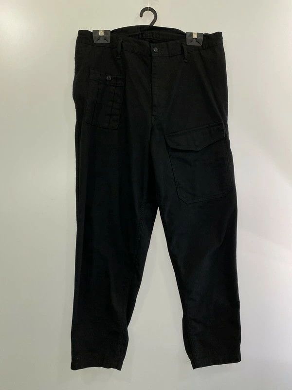 Yohji Yamamoto BLACK SCANDAL COTTON DRILL MULTI POCKET DRAWSTRING PANTS Size US 37 - 1 Thumbnail