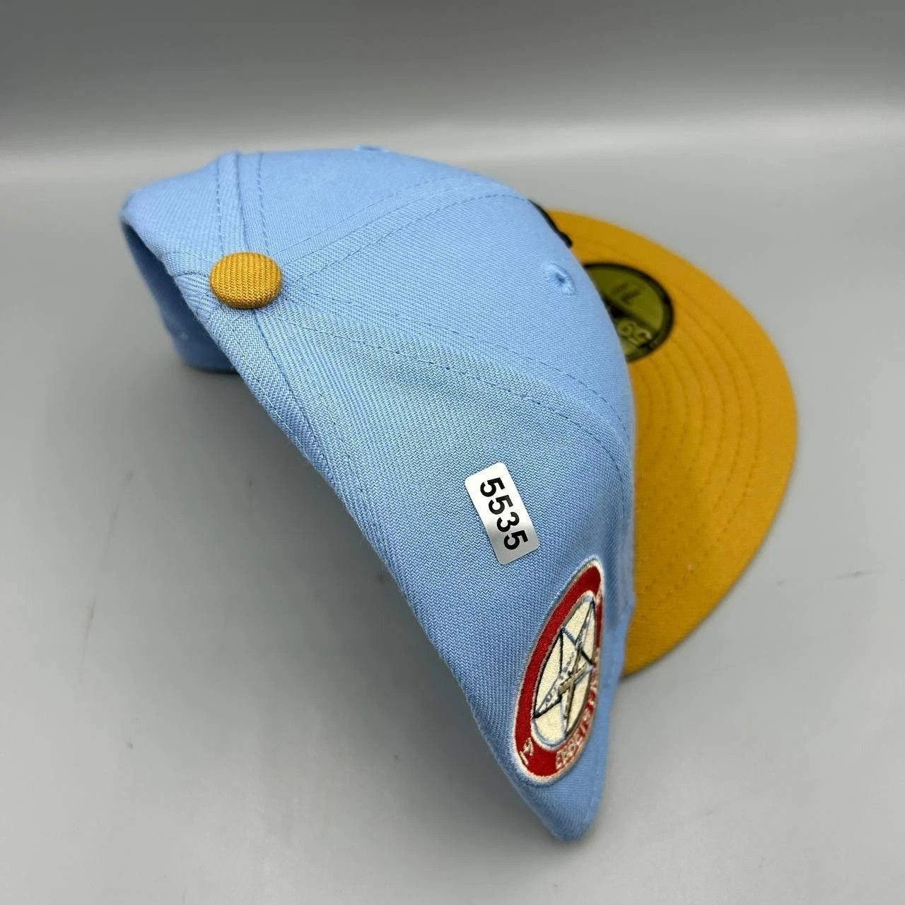 New Era Brooklyn Dodgers Hat Men 7 3/8 Blue MLB Fitted Cap New Size ONE SIZE - 9 Thumbnail