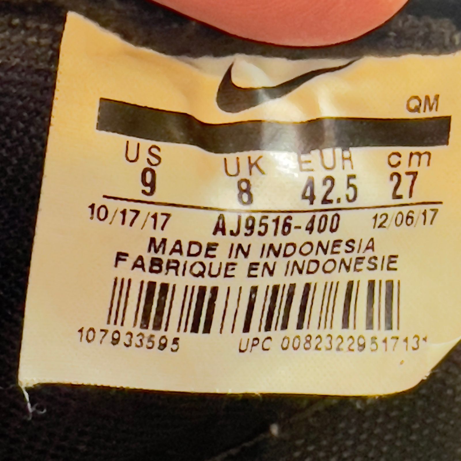 Nike Low Top Sneaker Nike Men 9 Blazer Grey Navy Style AJ9516-400 Size US 9 / EU 42 - 4 Thumbnail