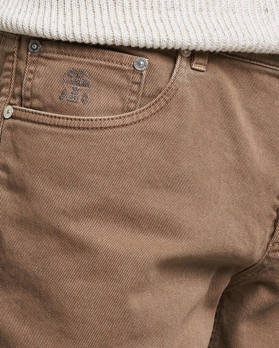 Brunello Cucinelli o1gr1nt0525 Denim Jeans in Brown Size US 34 / EU 50 - 5 Thumbnail