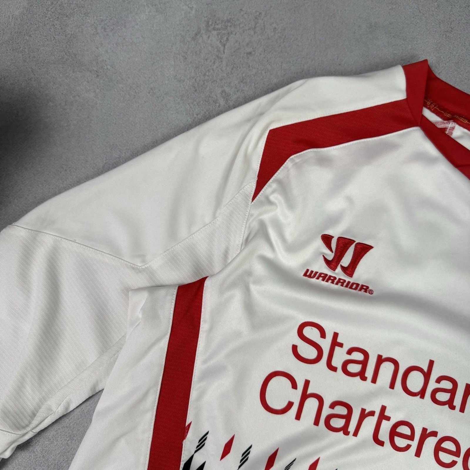 Warrior LIVERPOOL #8 GERRARD Warrior 2013-2014 AWAY JERSEY Size M Size US M / EU 48-50 / 2 - 10 Thumbnail
