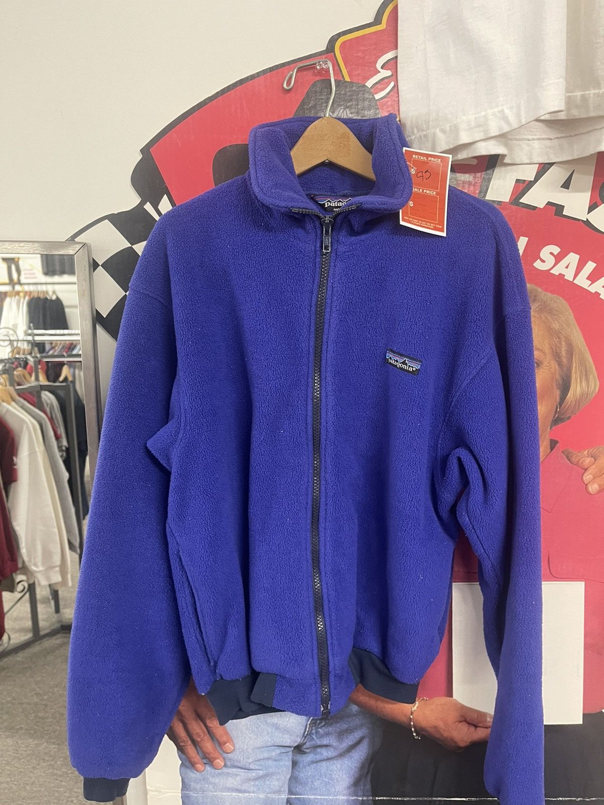 Vintage Blue patagonia jacket Size US M / EU 48-50 / 2 - 1 Preview