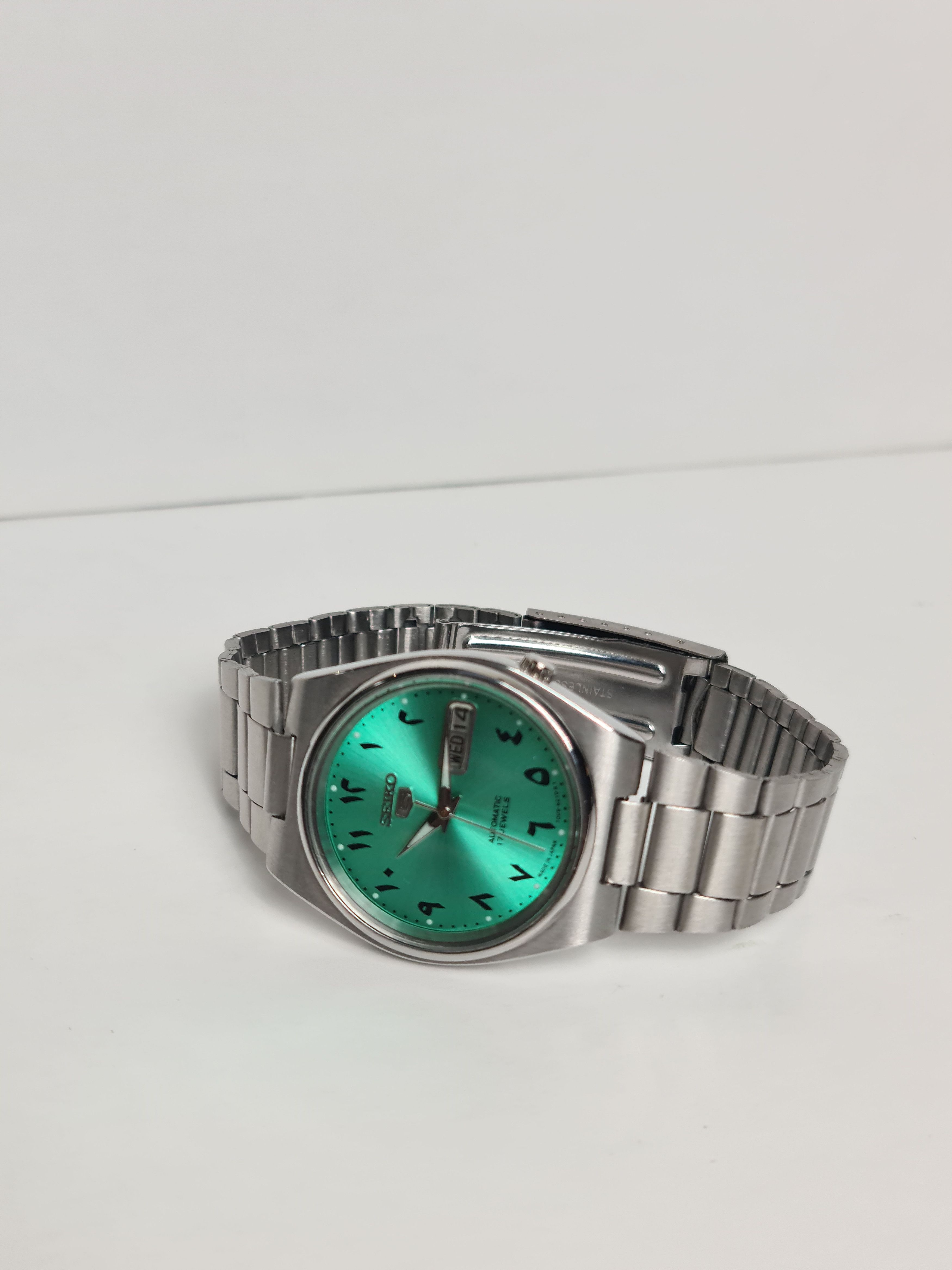Seiko Seiko 5 Automatic Wrist Watch 17Jewels Day/Date Japan Size 36 - 5 Thumbnail