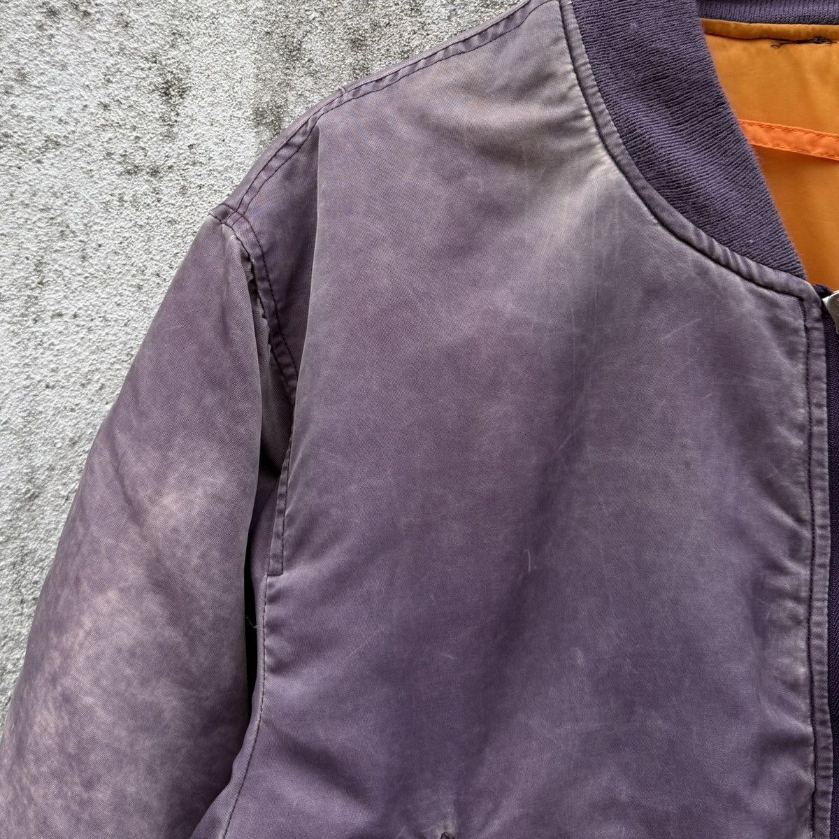 Vintage Vintage Sun Faded Ma-1 Bomber Jacket Size US M / EU 48-50 / 2 - 8 Thumbnail