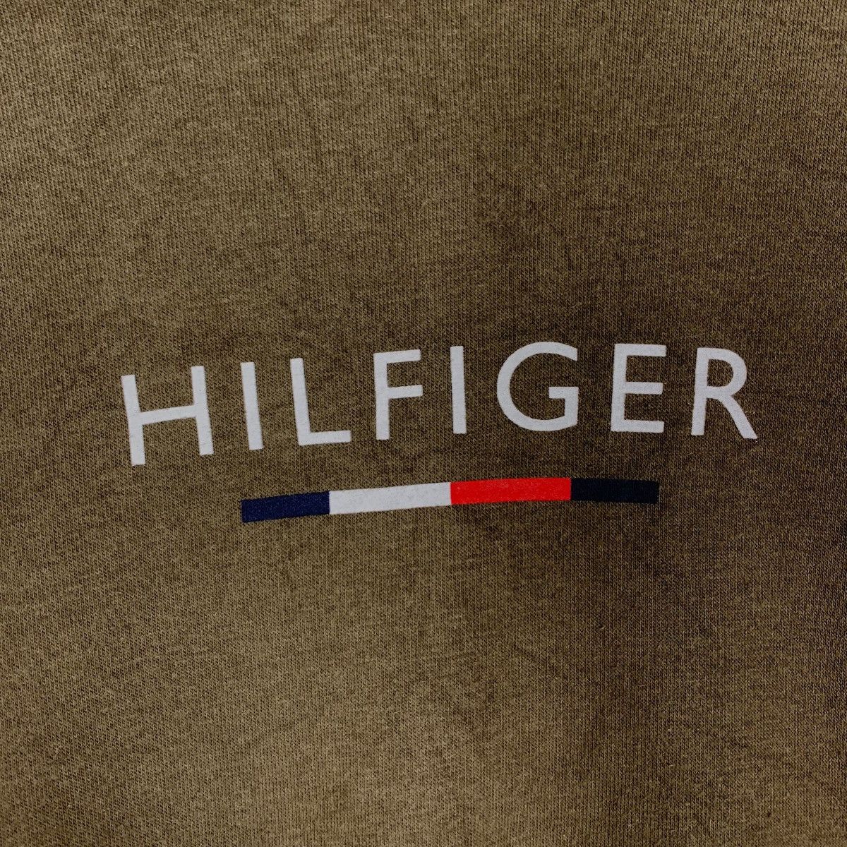 Tommy Hilfiger TOMMY HILFIGER Big Logo Olive Sweatshirt #1467-C66 Size US L / EU 52-54 / 3 - 5 Thumbnail