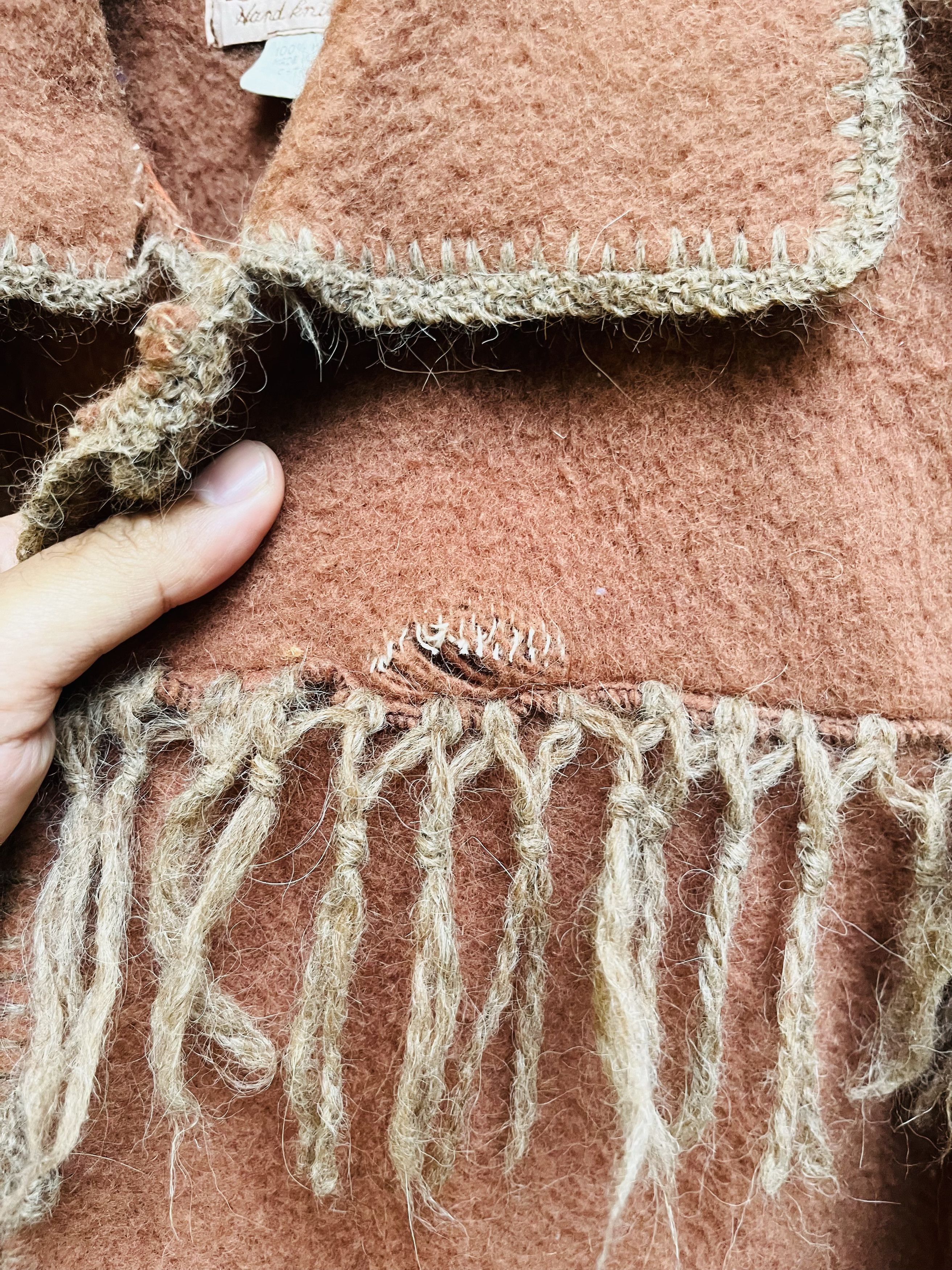 Designer × Japanese Brand Vintage Sun Valley Hand Britting Wool Design Fashion Style Size M / US 6-8 / IT 42-44 - 11 Thumbnail