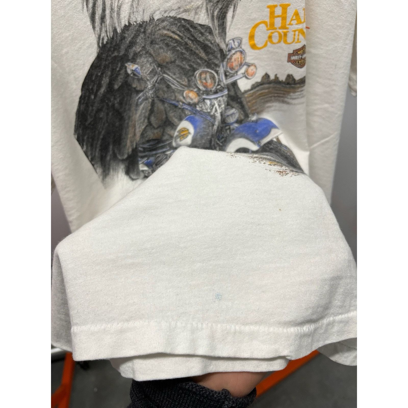 Harley Davidson Vintage Harley Davidson Shirt XXL Faded Eagle 90s Size US XXL / EU 58 / 5 - 4 Thumbnail