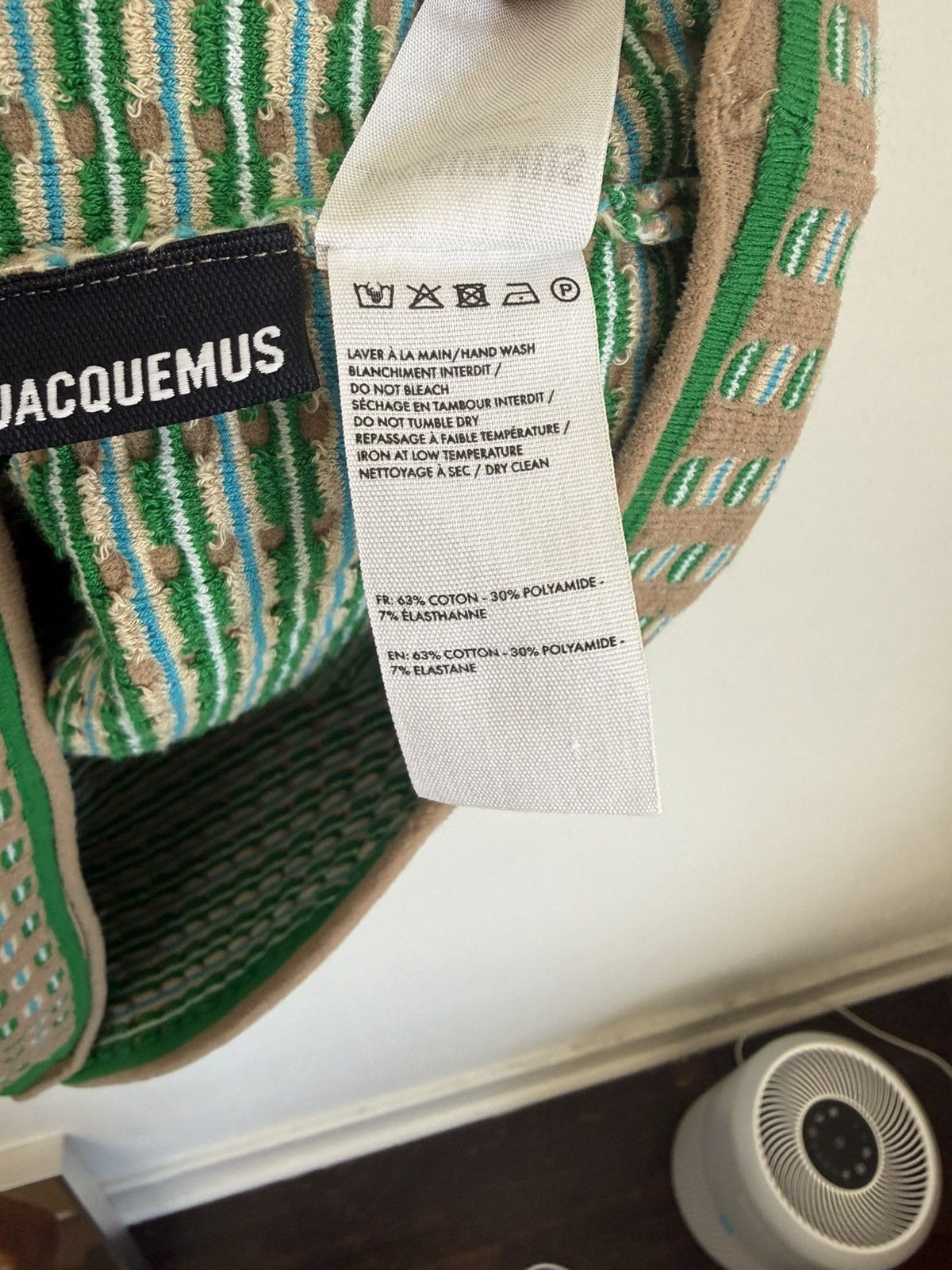 Jacquemus Jacquemus - Green & Beige 'Le Débardeur Macio' Tank Top Size US XL / EU 56 / 4 - 6 Thumbnail