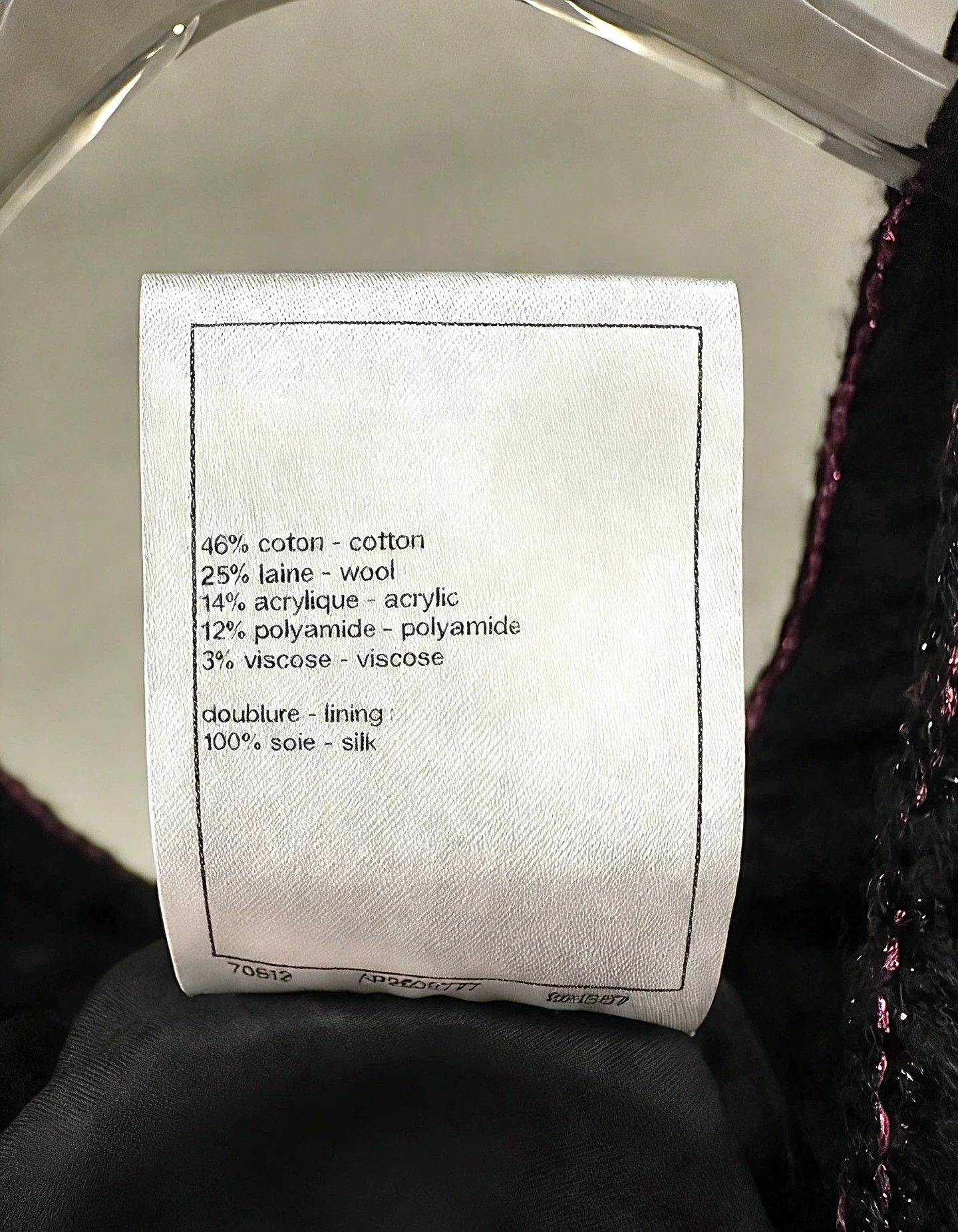 Chanel Chanel burgundy crew neck tank top 36 Size XS / US 0-2 / IT 36-38 - 7 Thumbnail