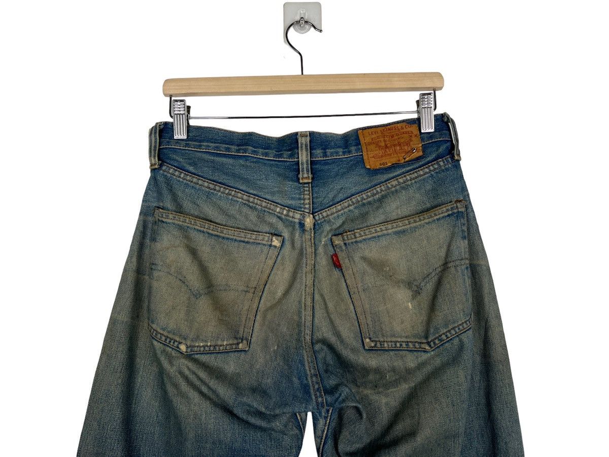 Levi's × Levi's Vintage Clothing × Vintage 🔥 90s VINTAGE LEVIS BIG E RED LINE DYED DISTRESS DENIM Size US 30 / EU 46 - 10 Thumbnail