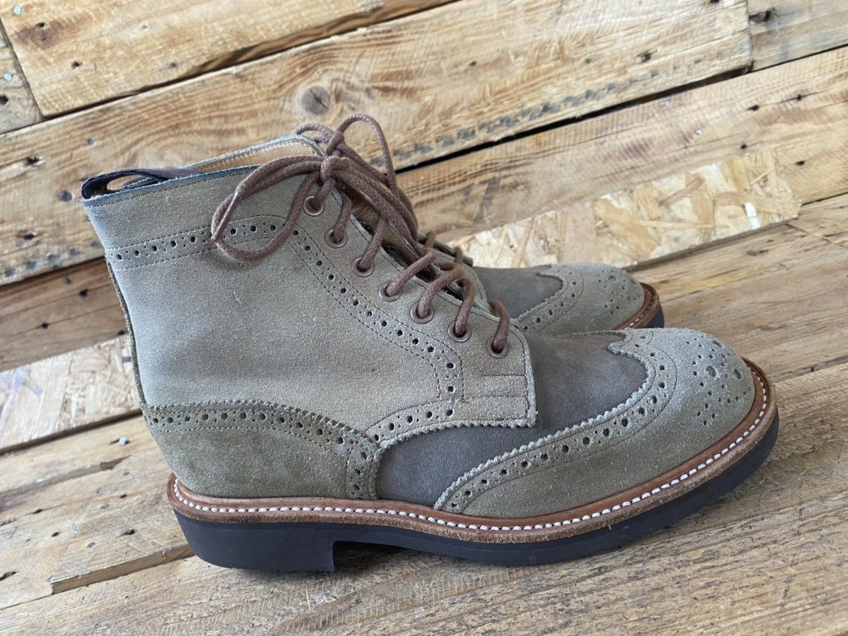 Tricker's Trickers Stephy brown suede brouges boots uk sz 4 ,sz37 Size US 5.5 / IT 35.5 - 7 Thumbnail