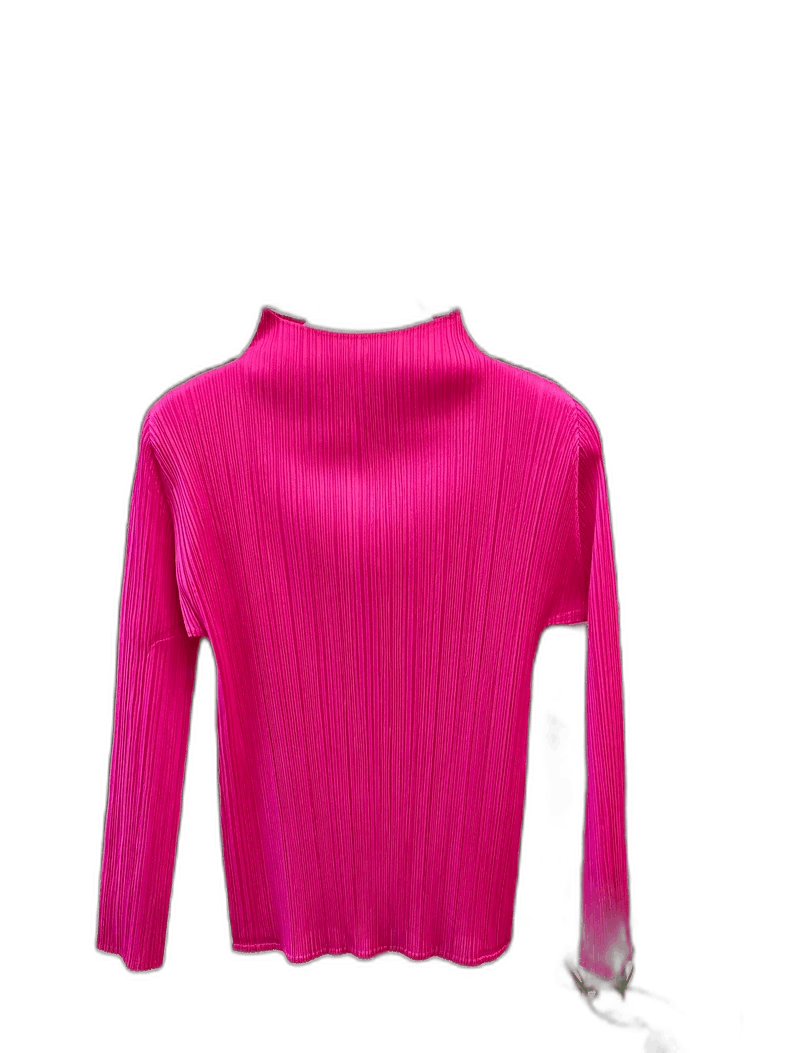 Issey Miyake Issey Miyake Long Sleeve Top in Pink-yf Size US M / EU 48-50 / 2 - 1 Thumbnail
