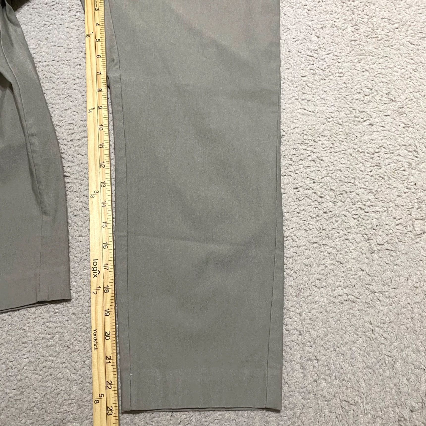 Apt. 9 Apt. 9 Womens Dress Pants Beige Stretch Brynn Pull-On Business Office Flat Front 10 Pants Womens2010s Size 32" / US 10 / IT 46 - 5 Thumbnail
