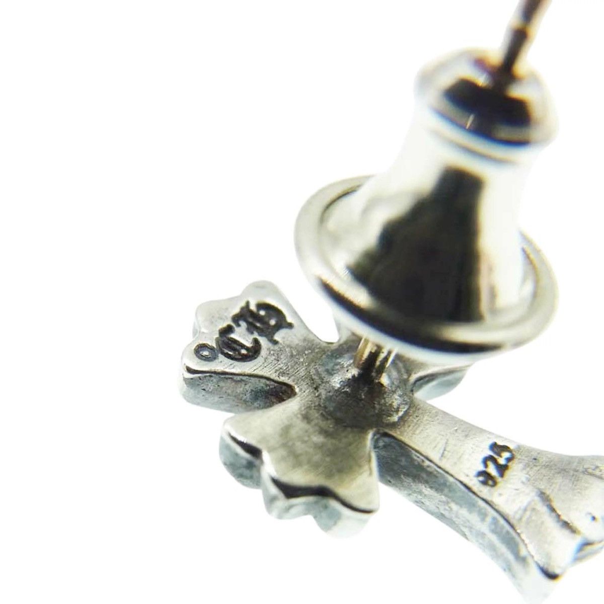 Chrome Hearts Chrome Hearts CH Cross Fat Stud Earring Silver Size ONE SIZE - 6 Thumbnail