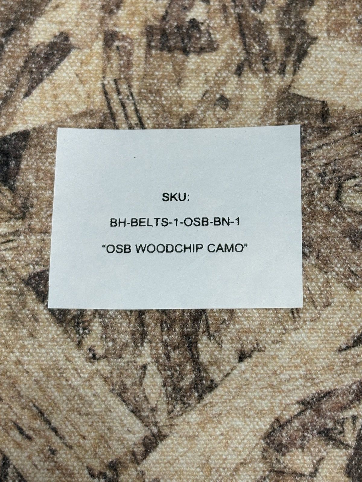 Billy Hill 2023 Billy Hill Collection #16 OSB Wood Camo Belt Size 1 Size 32 - 8 Thumbnail