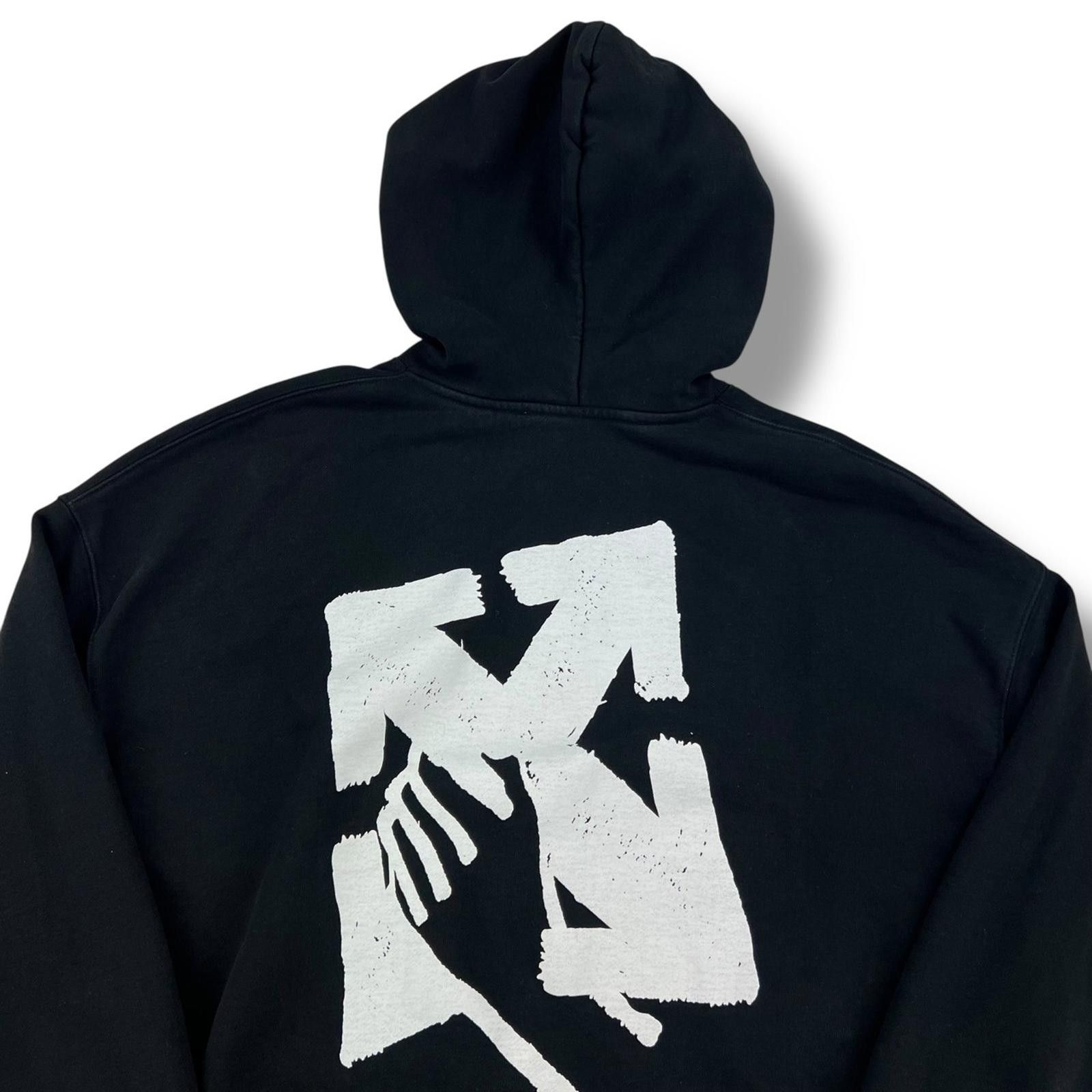 Off-White Off-White Hand Arrows Hoodie Black Size US L / EU 52-54 / 3 - 1 Thumbnail
