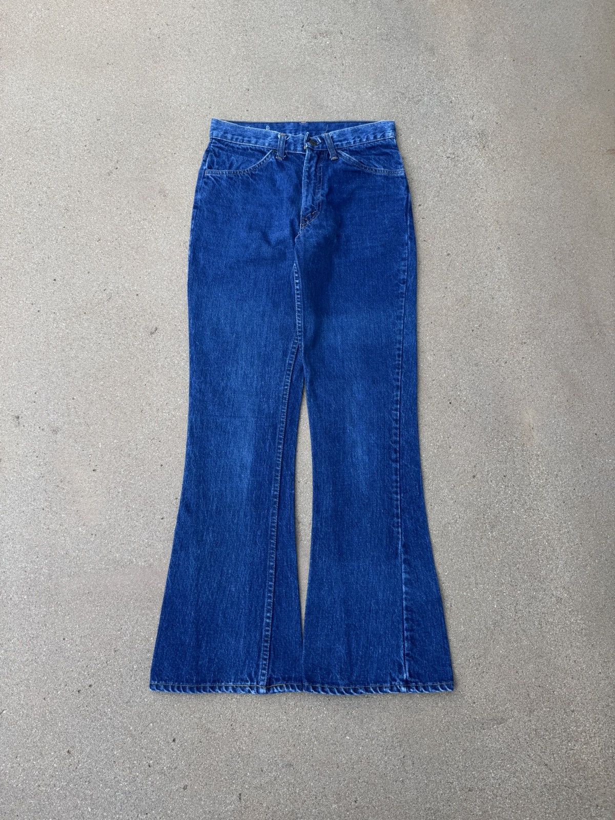 Levi's × Vintage Vtg 70’s Levi’s 646 Orange Tab Bellbottom Flare Jeans 28x30 Size US 28 / EU 44 - 1 Thumbnail