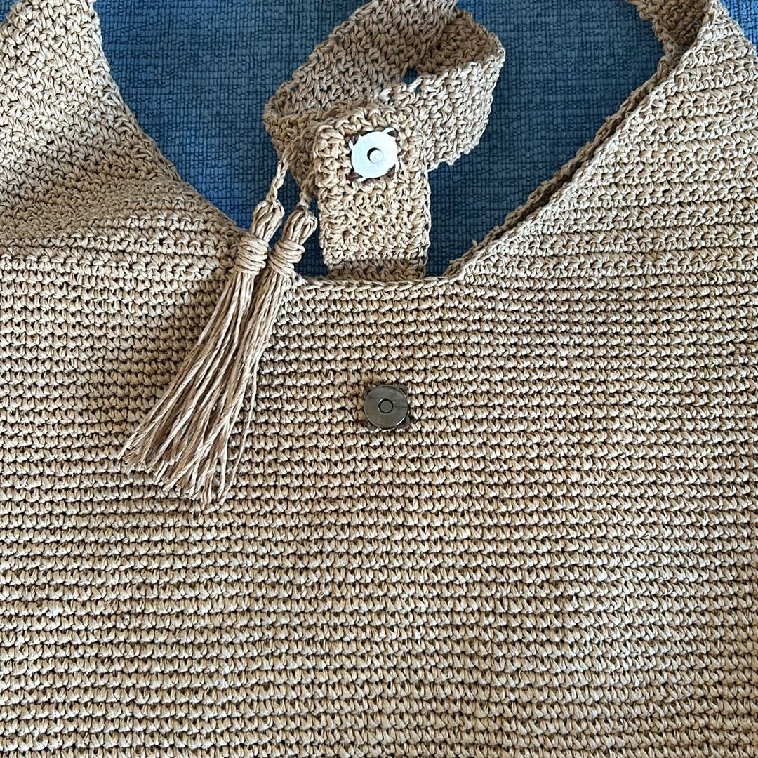 Handmade Crochet Tote Bag Size ONE SIZE - 3 Thumbnail