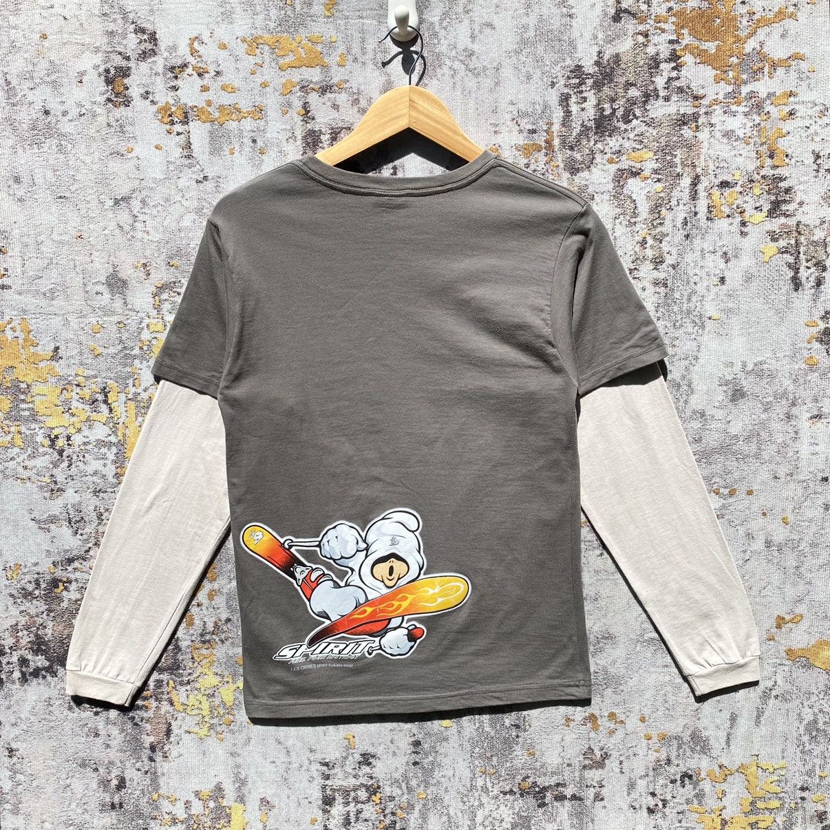 Vintage Vintage Spirit Hip Hop Graffiti Shirt Skiing Fear Nothing Size US S / EU 44-46 / 1 - 2 Thumbnail