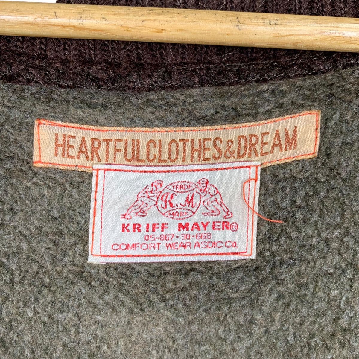 Japanese Brand KRIFF MAYER HeartfulClothes&Dream Varsity Jacket #1104-C50 Size US M / EU 48-50 / 2 - 15 Thumbnail