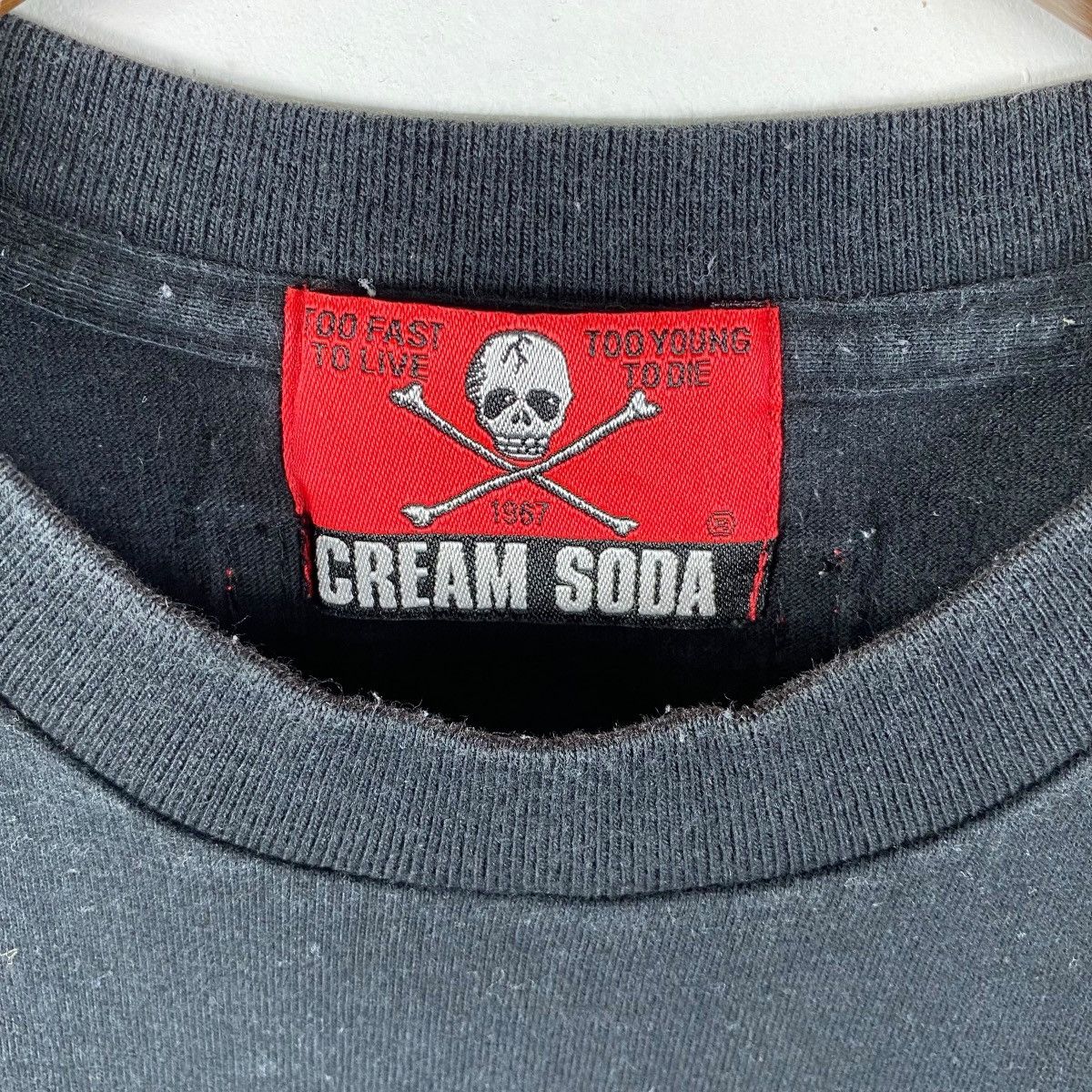 Japanese Brand × Seditionaries Vintage 00's CREAM SODA Graphic Punk Gothic Tee Shirt Size US M / EU 48-50 / 2 - 9 Thumbnail