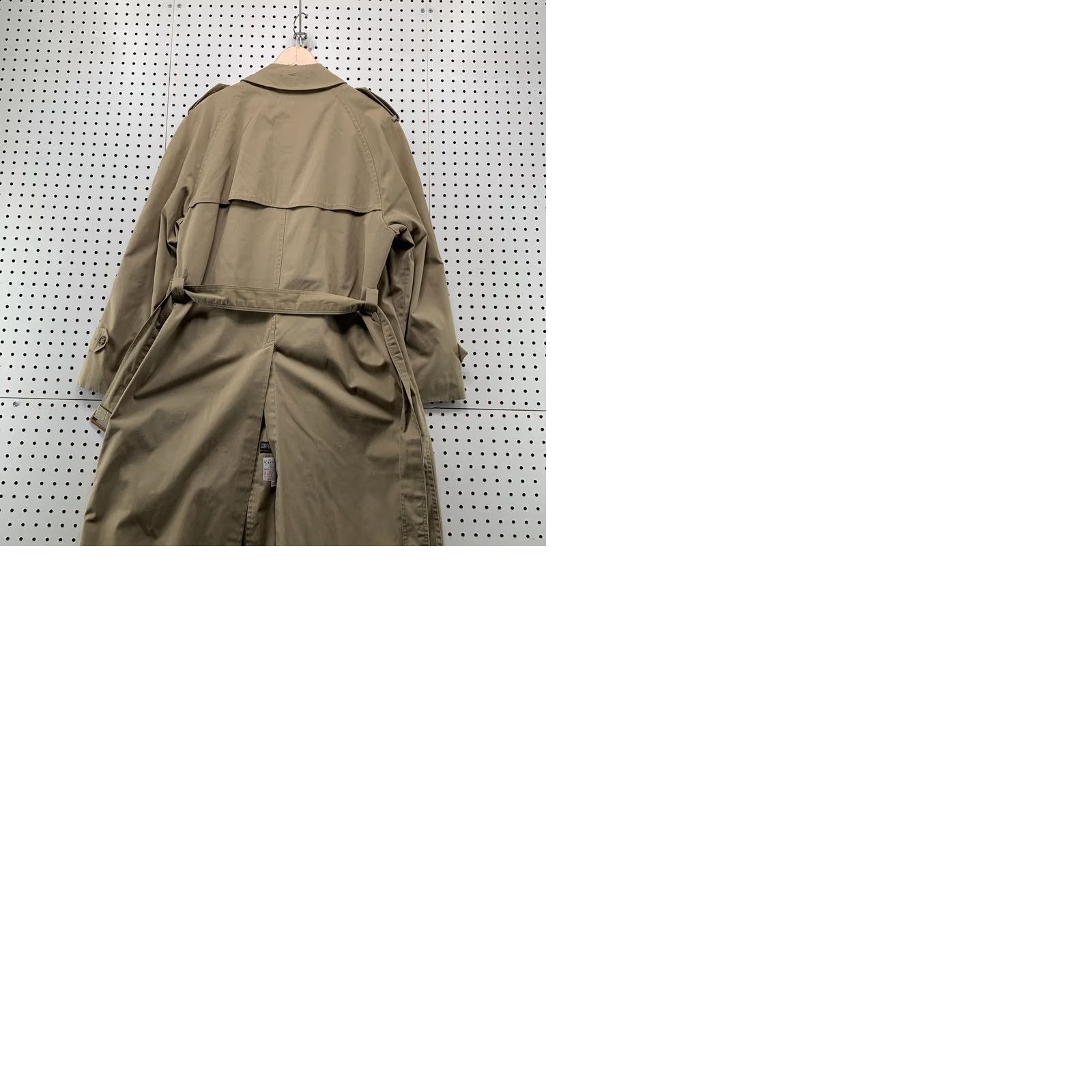 Hart Schaffner Marx VINTAGE Hart Schaffner Marx Trench Coat Mens 42R Wool Double Breast Corporate Coat Size US XS / EU 42 / 0 - 12 Thumbnail