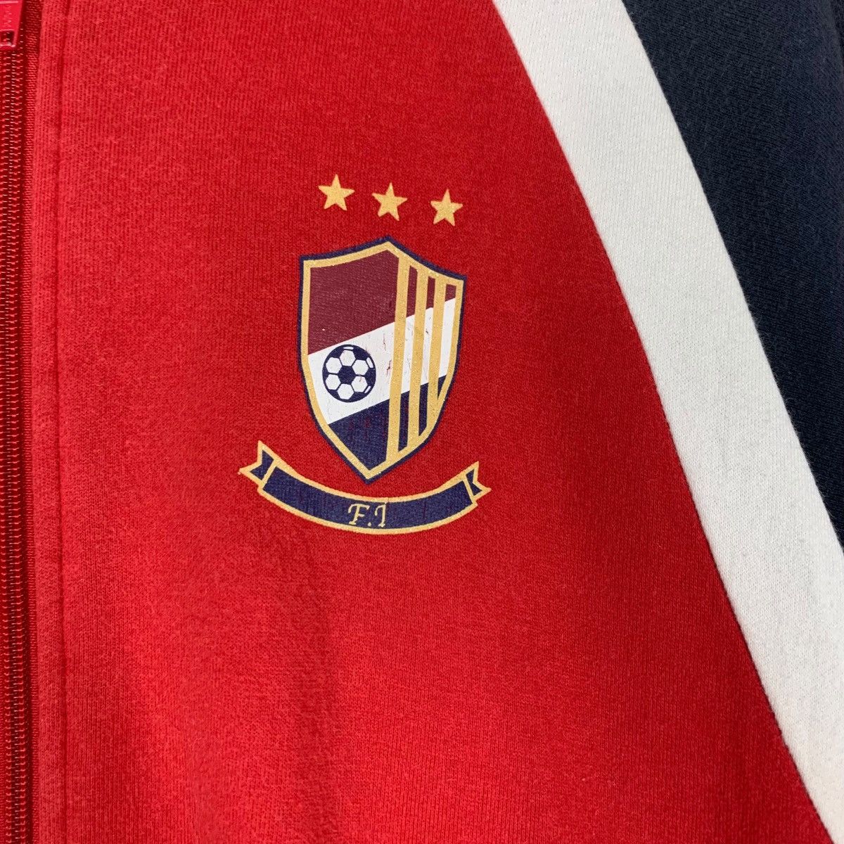 Adidas ADIDAS Big Logo Zipper Red Hoodies Training Wear #0826-C37 Size US M / EU 48-50 / 2 - 5 Thumbnail