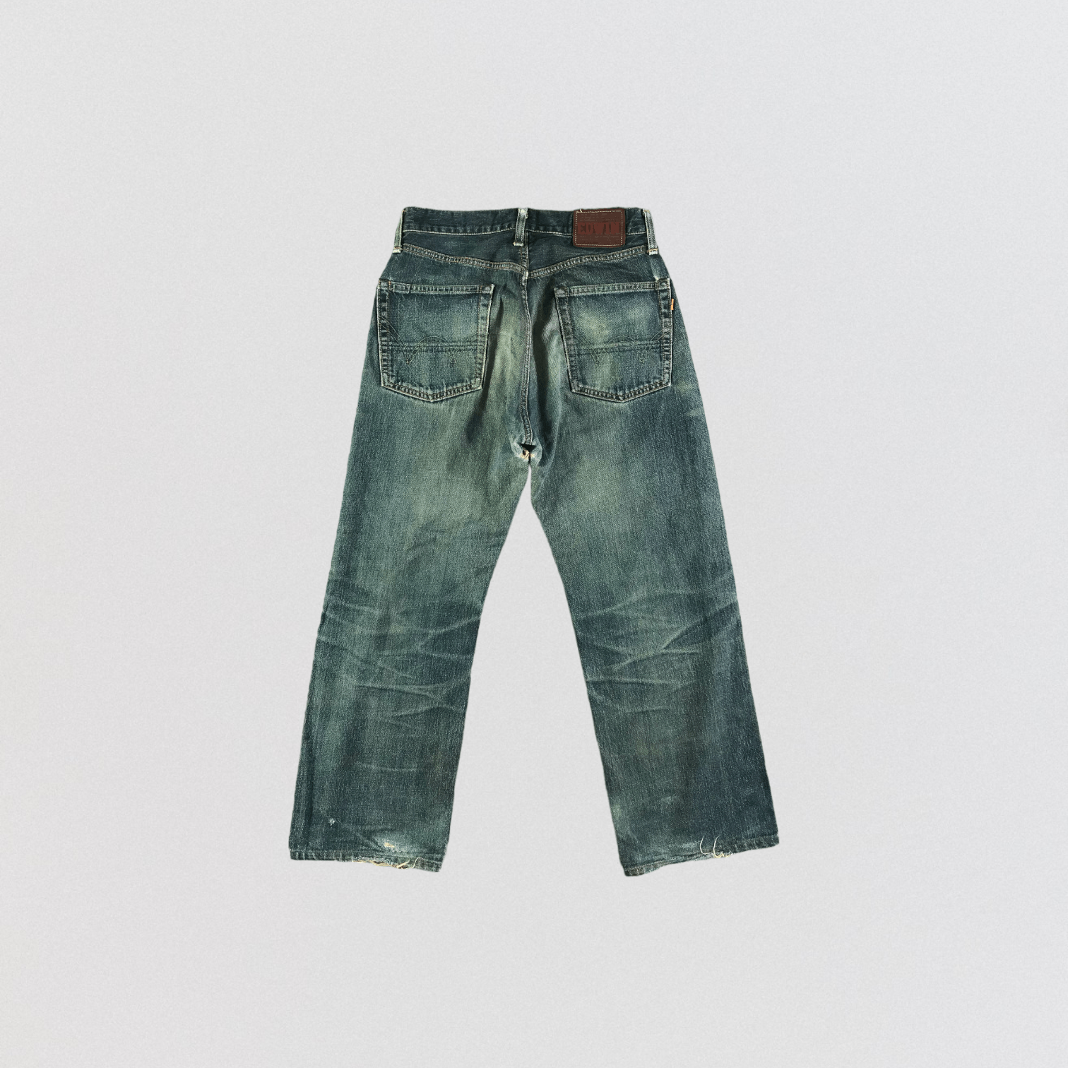 Edwin Vintage Blue Wash Edwin 505 Selvedge Jeans-JM3652 Size US 29 - 2 Thumbnail