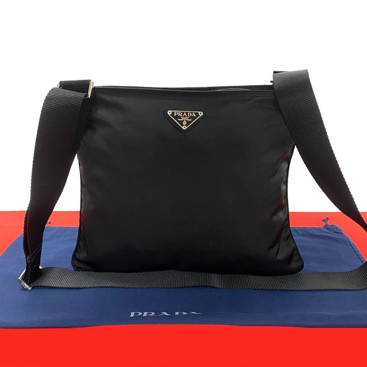 Prada Prada Shoulder Bag Black Synthetic Size ONE SIZE - 1 Thumbnail
