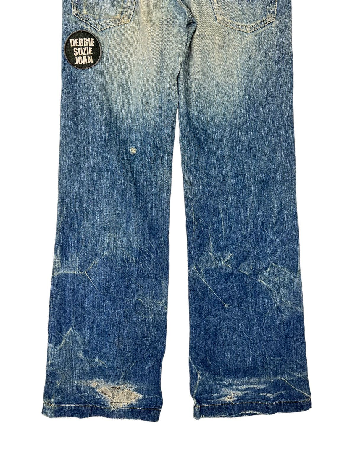 Hysteric Glamour 🔥 HYSTERIC GLAMOUR FLARE BLEACH WASH BOOTCUT Size US 30 / EU 46 - 9 Thumbnail
