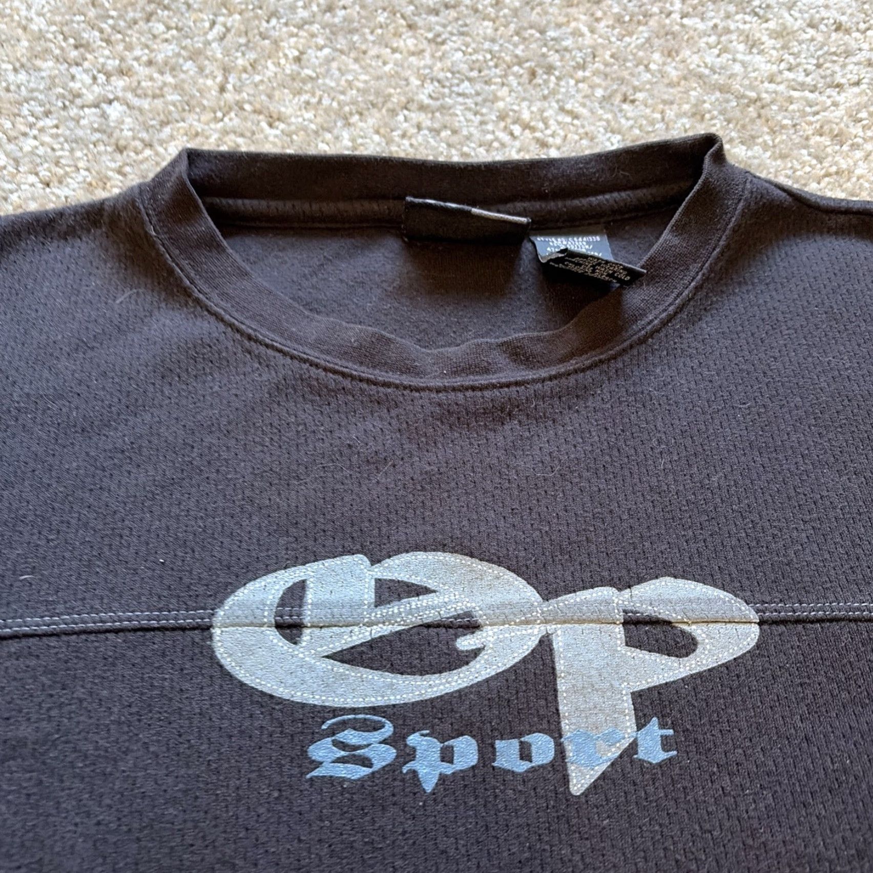 Ocean Pacific VINTAGE Ocean Pacific OP Sport Cyber Skate Surf Y2K 90s Long Sleeve Shirt Large Black Mens Size US L / EU 52-54 / 3 - 3 Thumbnail