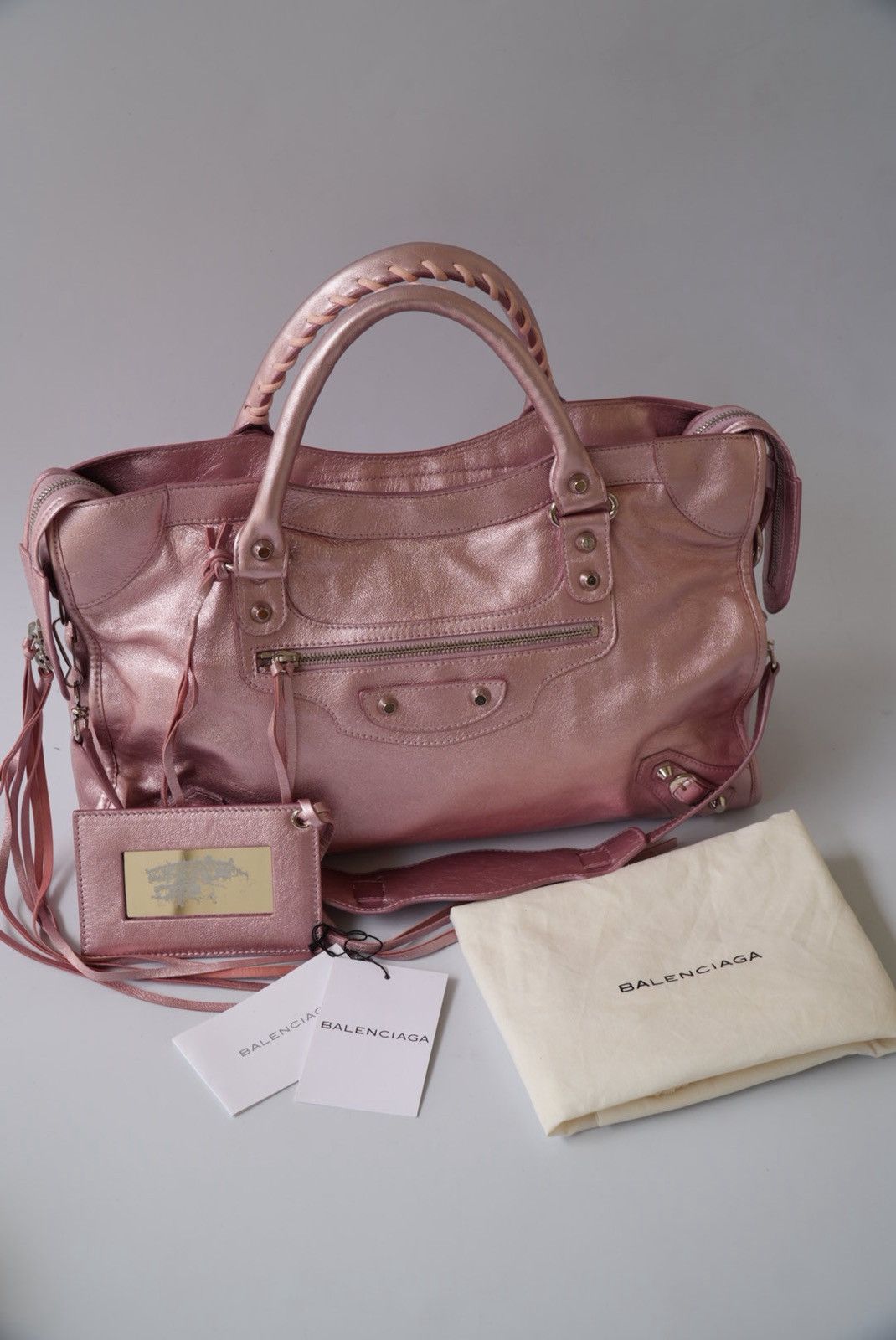 Balenciaga GUAM LimitedEdition 14/50 Metallic Pale Rose City