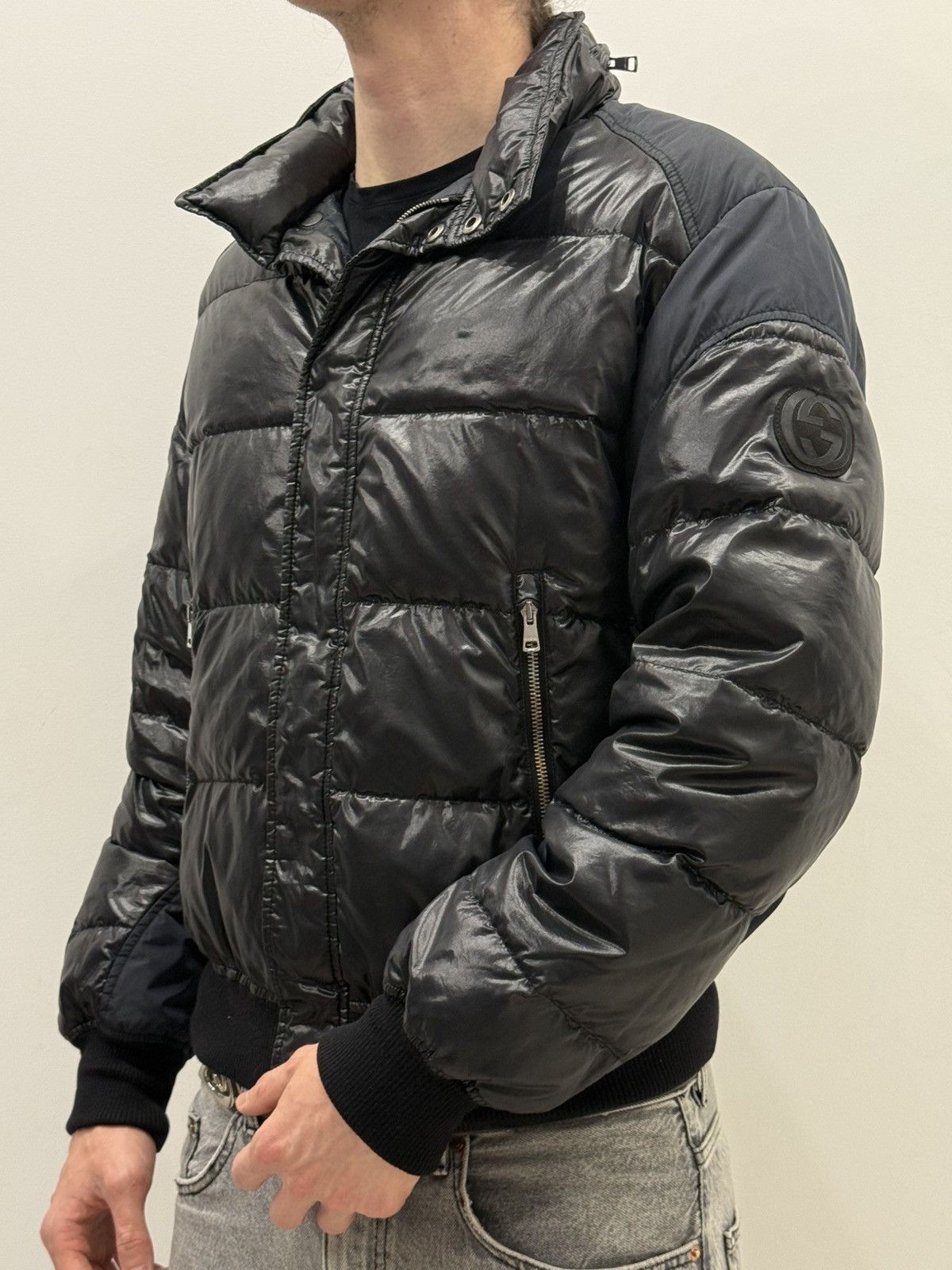 Gucci 🔥Vintage Gucci By Tom Ford Glance Down Puffer Jacket Archive Size US L / EU 52-54 / 3 - 3 Thumbnail