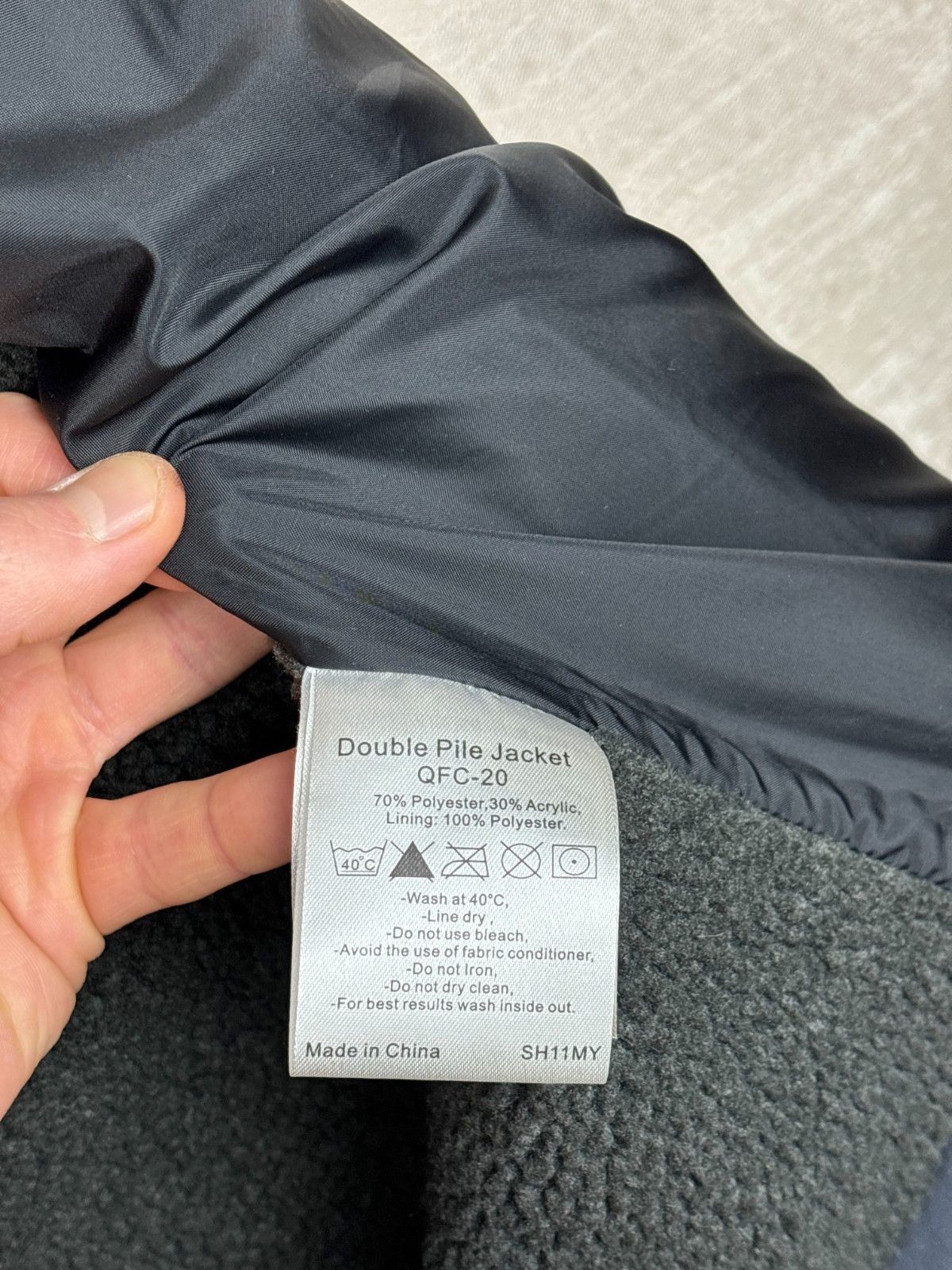 Rab Mint! RAB Double Pile Jacket QFC-20 Fleece Size L Gray Size US L / EU 52-54 / 3 - 15 Thumbnail
