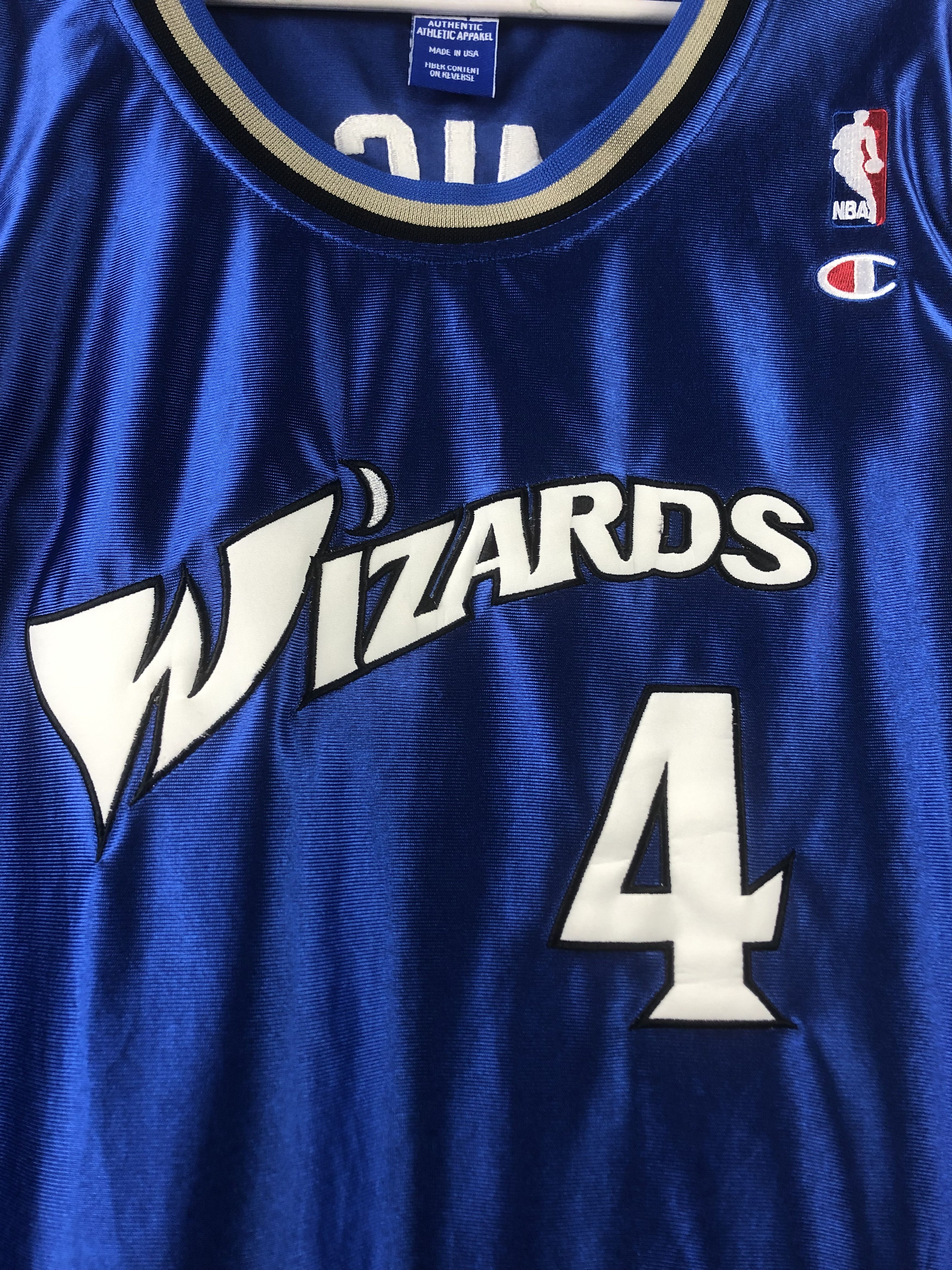 Champion Vintage Champion Warriors Jersey Jamison Blue NBA Mens Shirt Size US XXL / EU 58 / 5 - 5 Thumbnail