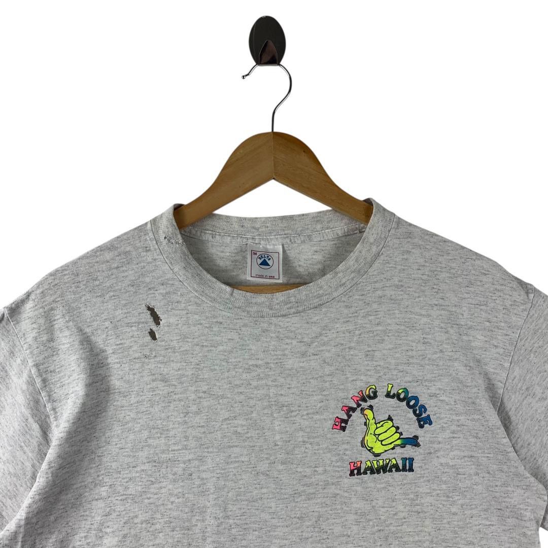 Delta × Vintage Vintage distrssed HANG LOOSE HAWII printed tee Size US M / EU 48-50 / 2 - 3 Thumbnail