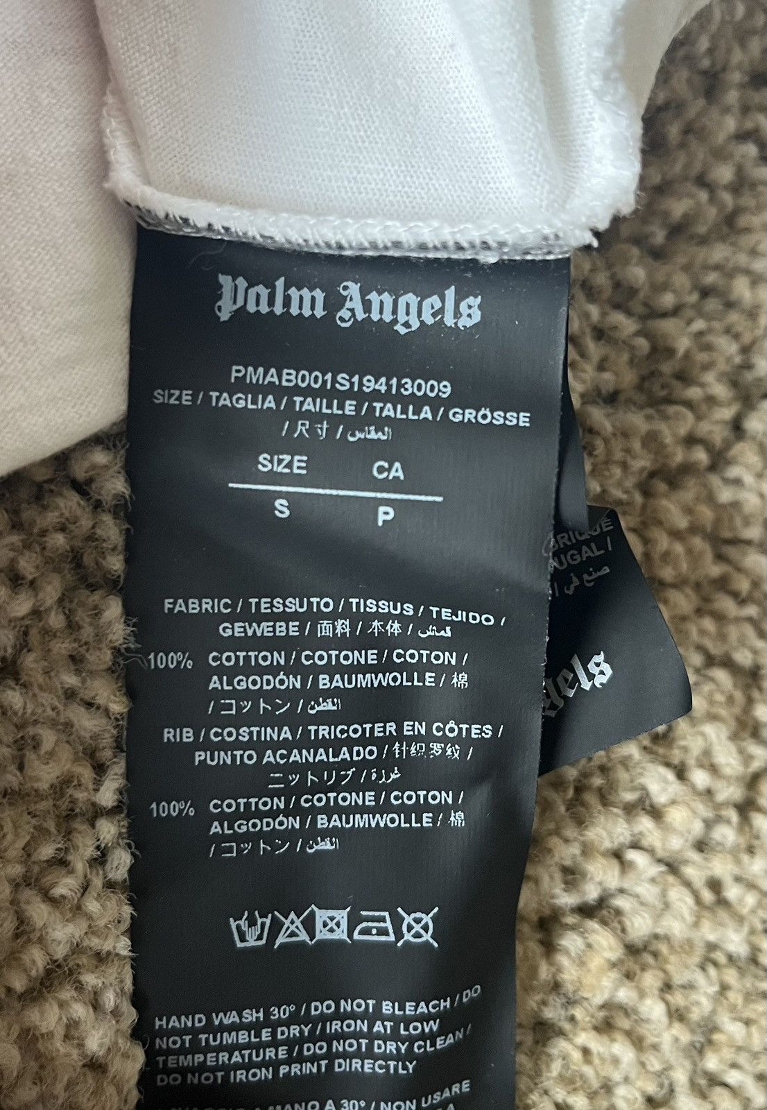 Palm Angels Palm Angels Long Sleeve Tee Size US S / EU 44-46 / 1 - 5 Thumbnail