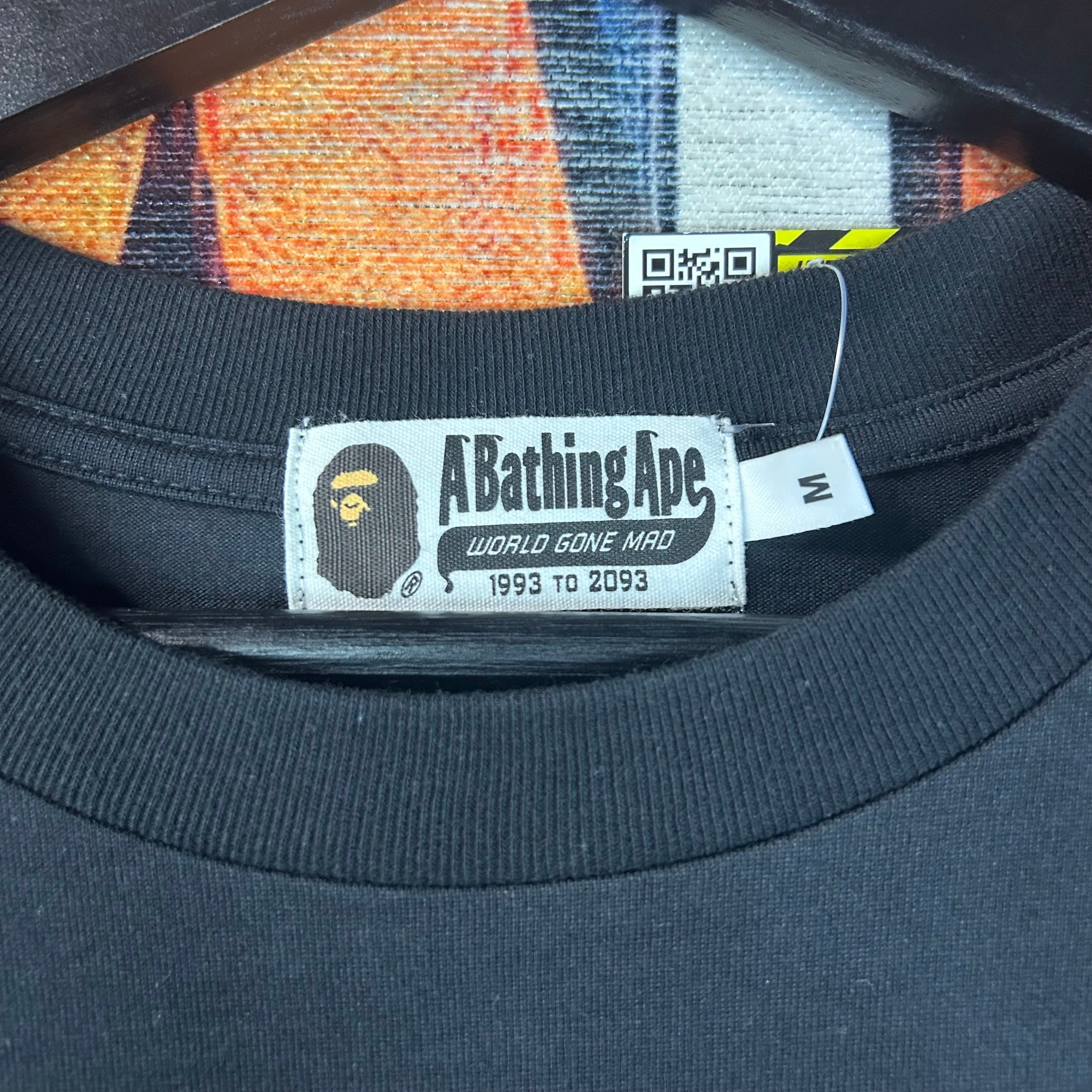 Bape Bape College Bathing Ape Split Tee Size Medium Size US M / EU 48-50 / 2 - 3 Thumbnail