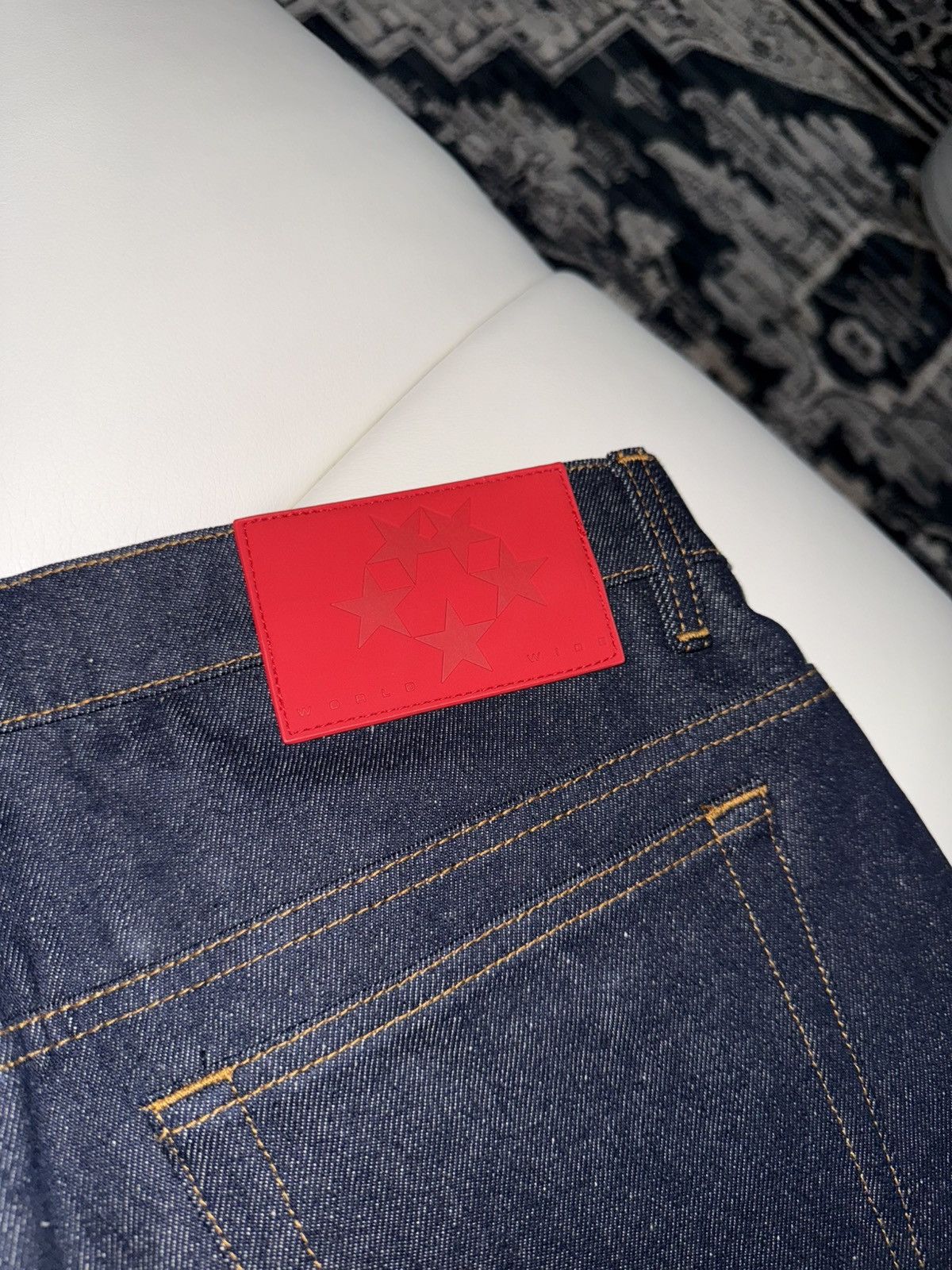 Sp5der Spider denim logo shorts Size US 32 / EU 48 - 3 Thumbnail