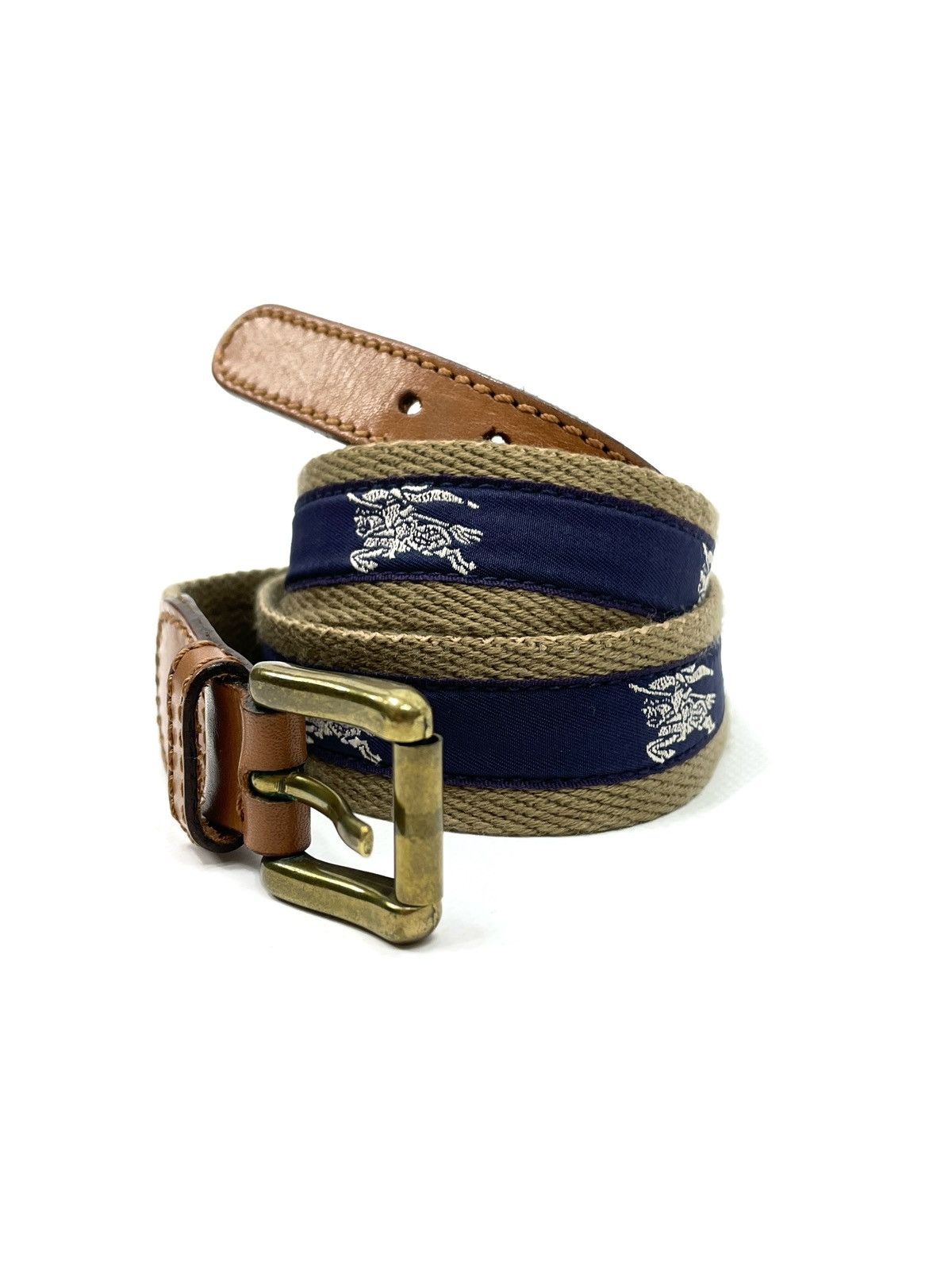 Burberry Vintage Burberrys Leather Belt – Made in Italy Size ONE SIZE - 3 Thumbnail