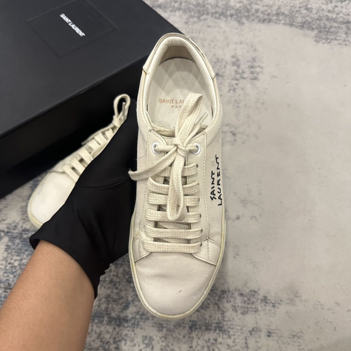 Saint Laurent Paris Sneakers Saint Laurent Size US 6 / IT 36 - 4 Thumbnail