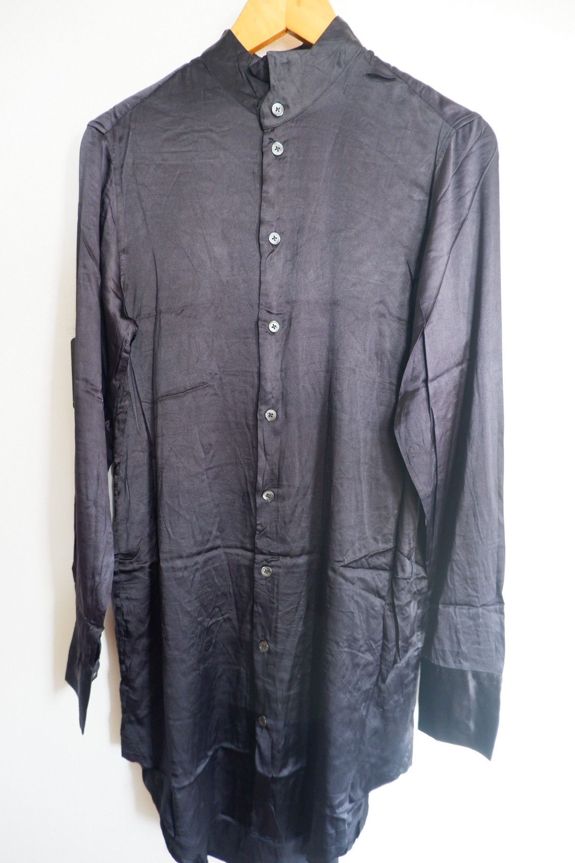 Ann Demeulemeester Ss2016 Ann Demeulesteer Silk Tunic Button Shirt Size M / US 6-8 / IT 42-44 - 3 Thumbnail
