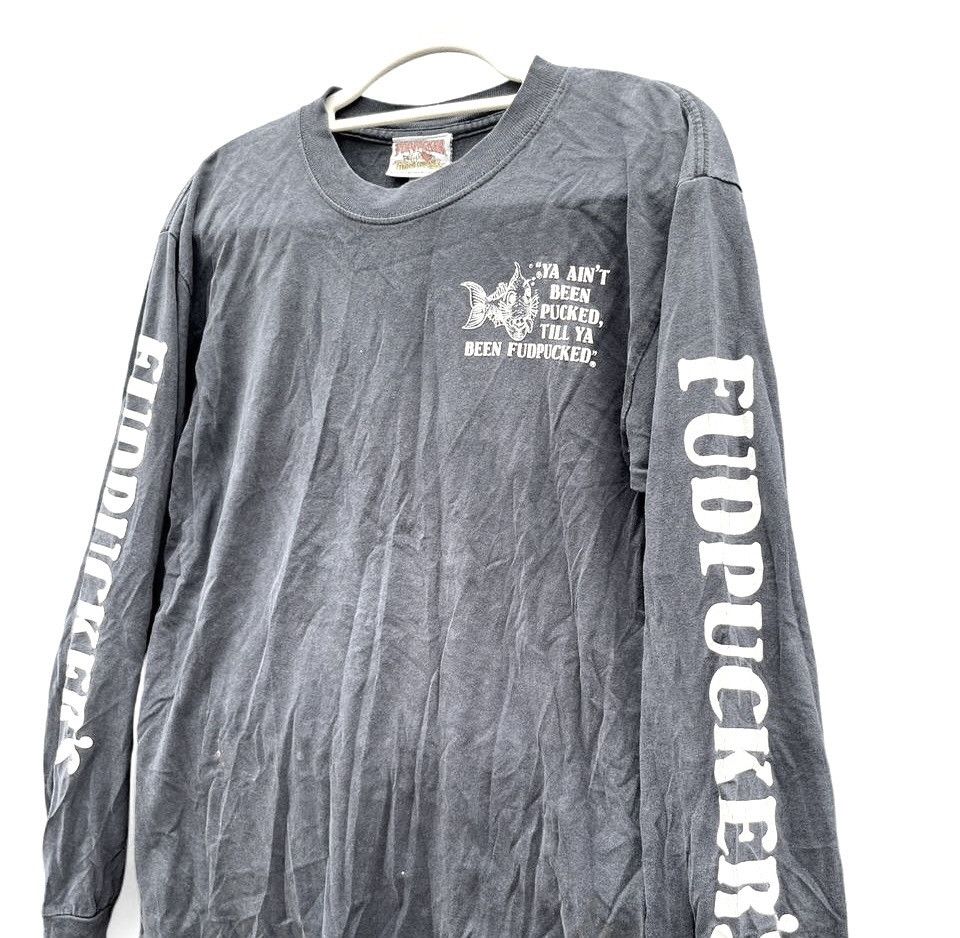 Vintage Vintage Fudpucker’s Destin Florida Long Sleeve Shirt L Size US L / EU 52-54 / 3 - 3 Thumbnail