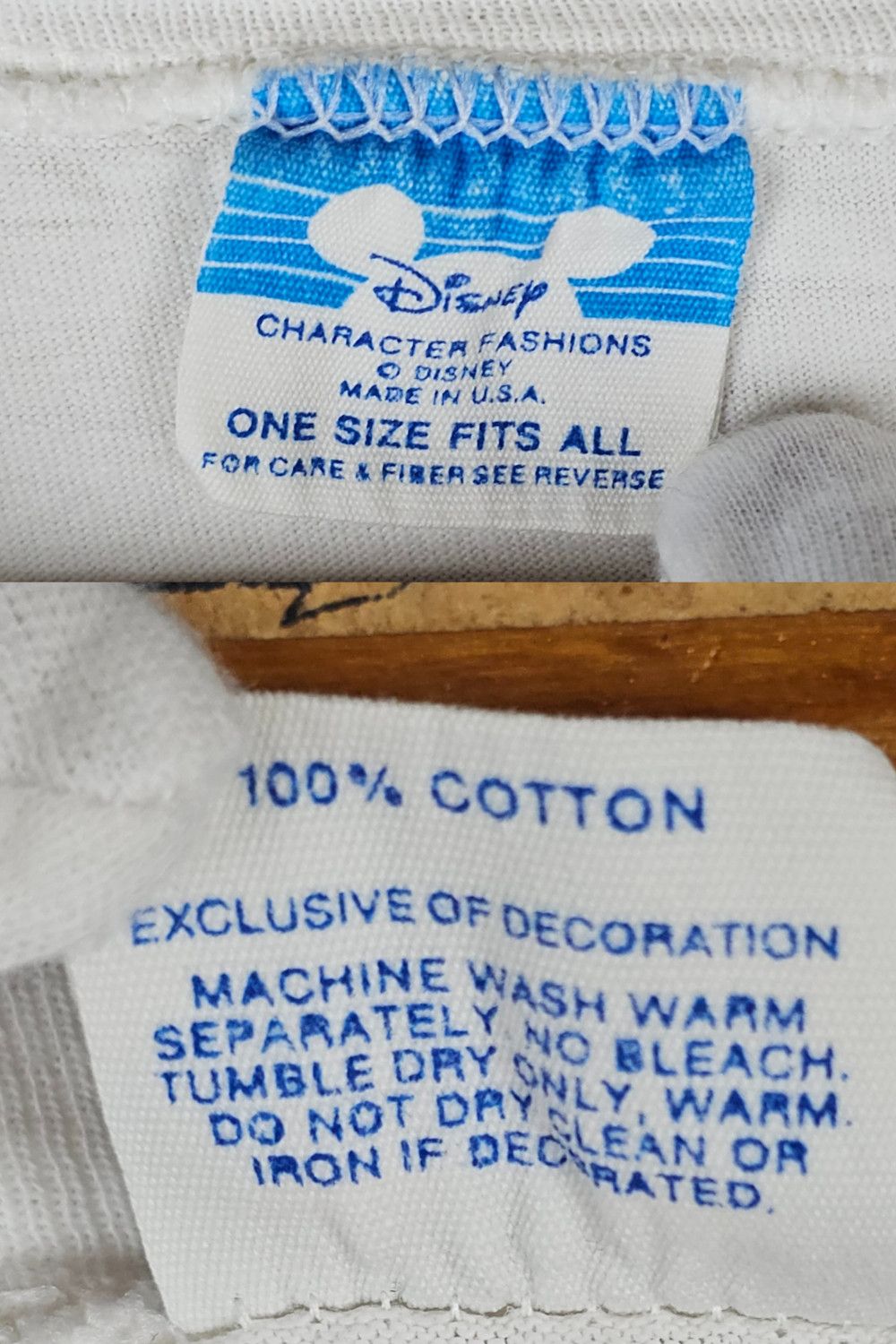 Disney 1980s Disney “Mickey” Tee Made in USA - Single Stitch Sleeve Size US S / EU 44-46 / 1 - 3 Thumbnail